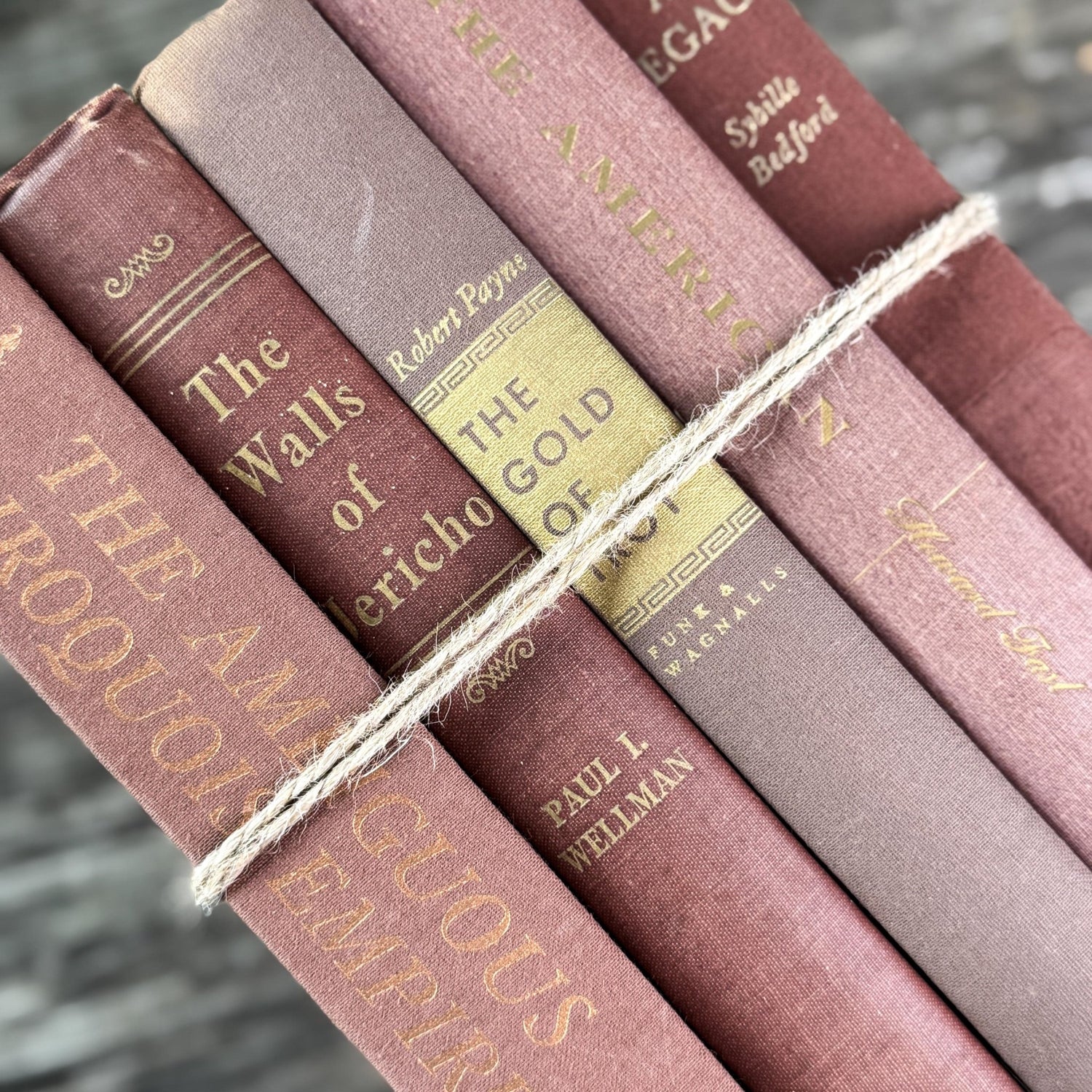 Orange Vintage Book Bundles