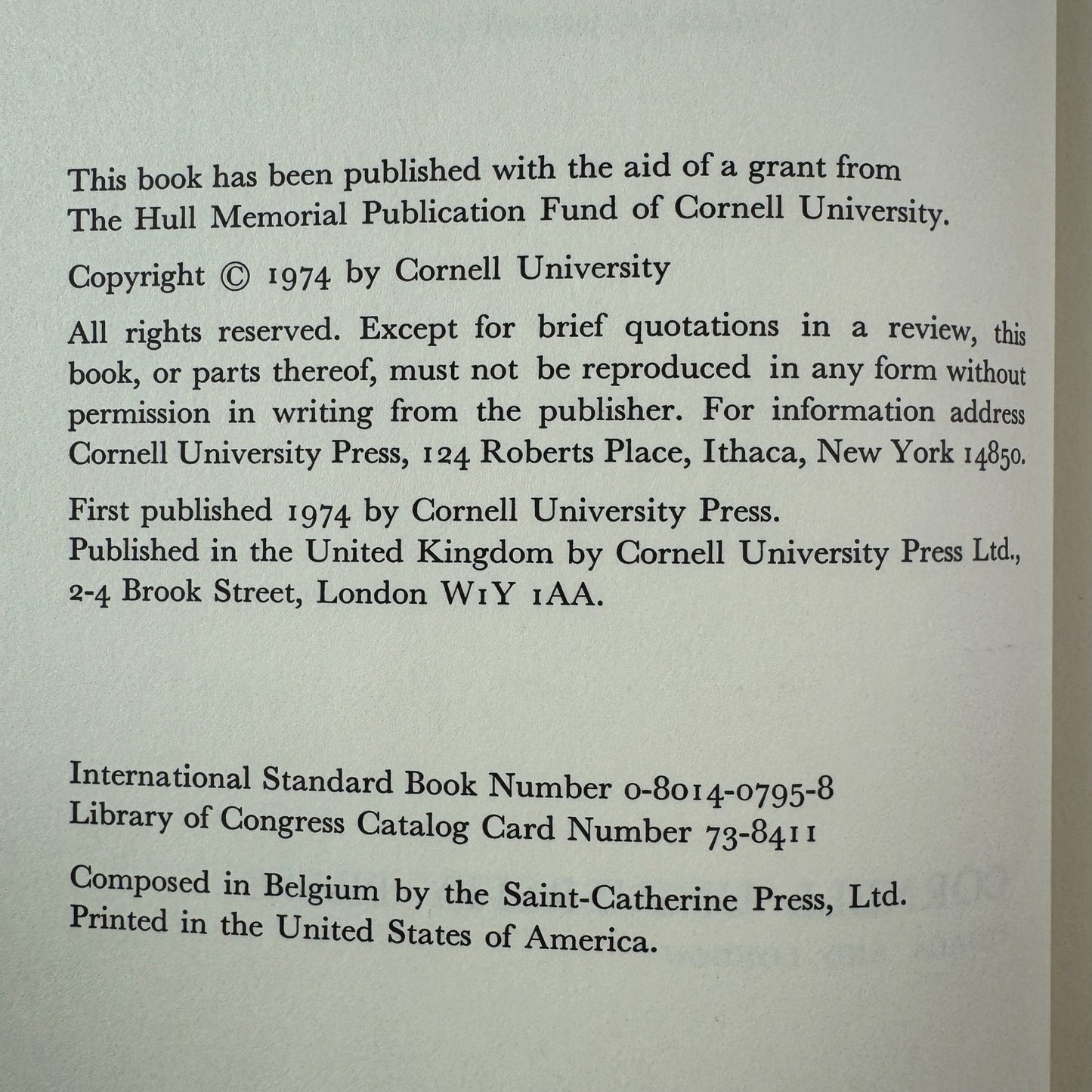 Early Greek Monody: The History of a Poetic Type, G. M. Kirkwood, 1974 - Pretty Old Books