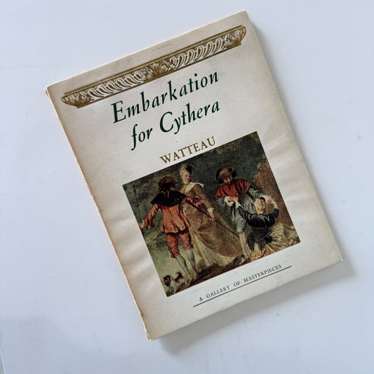 Embarkation for Cythera, Gallery of Masterpieces Book, 1947 - Pretty Old Books