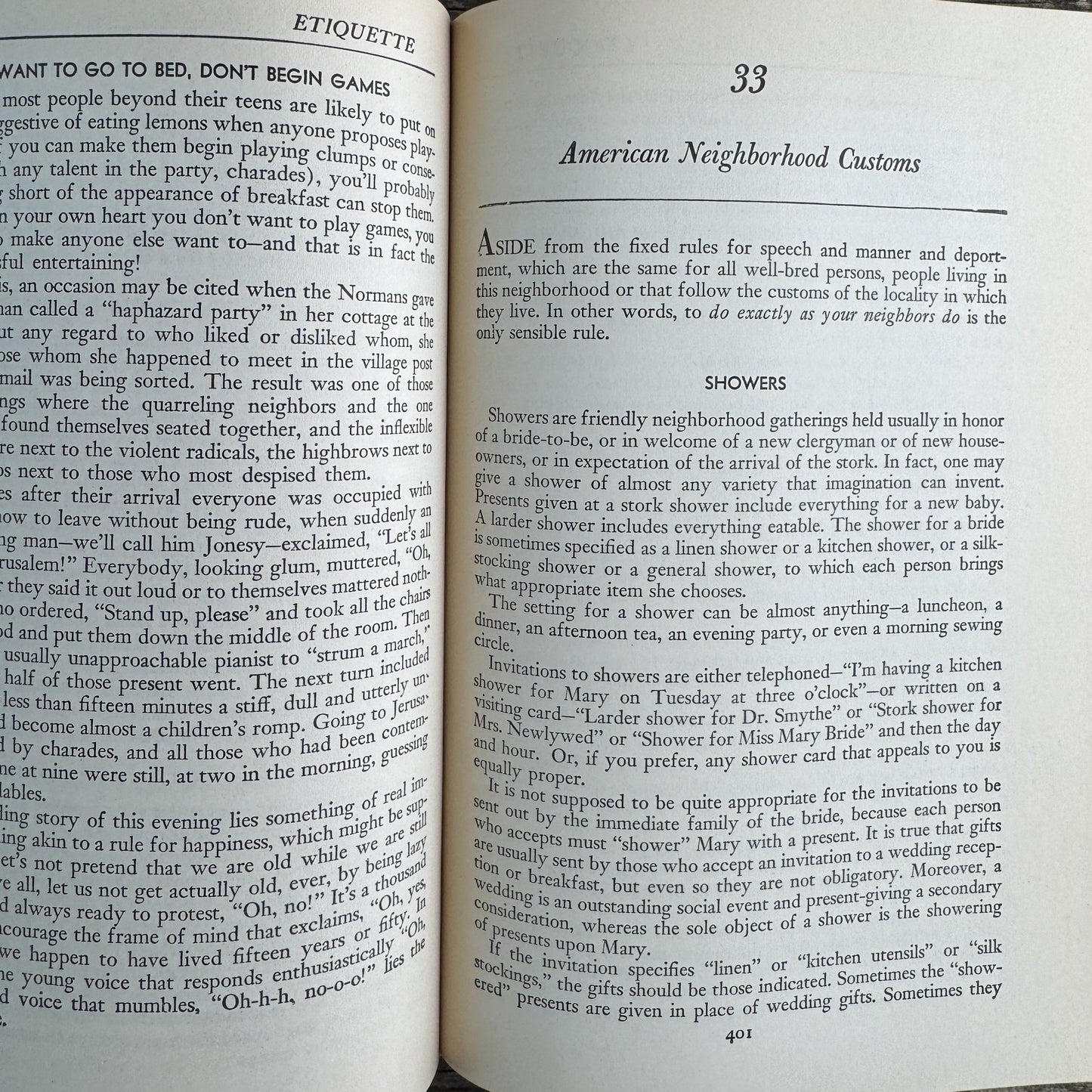 Emily Post's Etiquette, 1950, Mid Century Homemaking Hardcover - Pretty Old Books