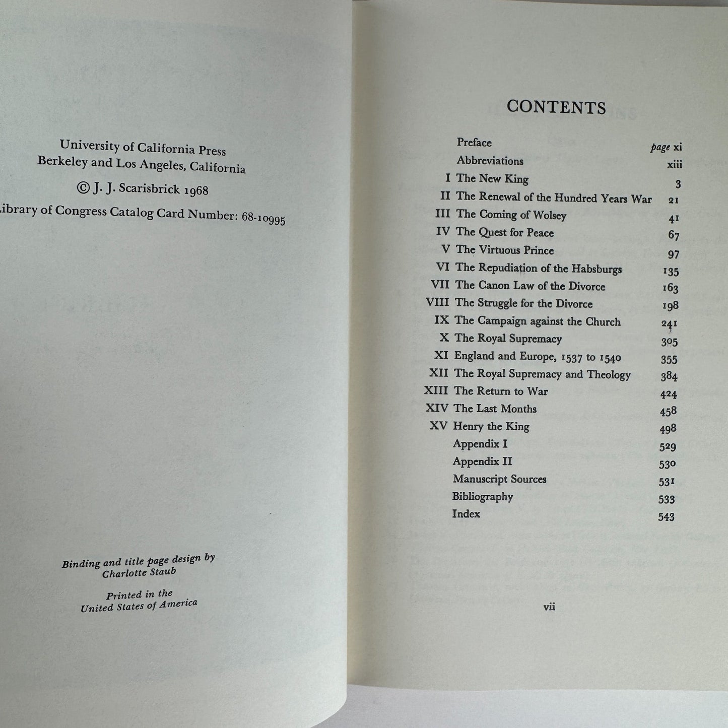 English Monarchs: Henry II, Henry VIII, U. of California Press - Pretty Old Books