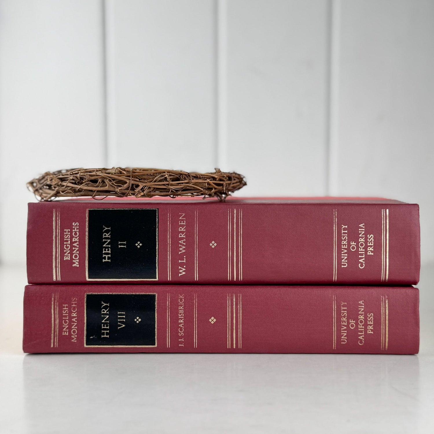 English Monarchs: Henry II, Henry VIII, U. of California Press - Pretty Old Books