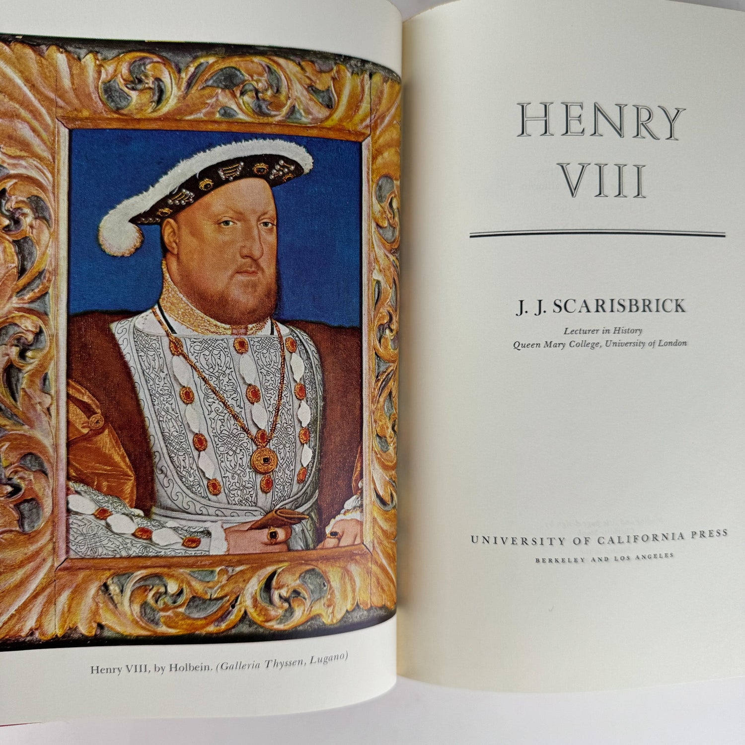 English Monarchs: Henry II, Henry VIII, U. of California Press - Pretty Old Books