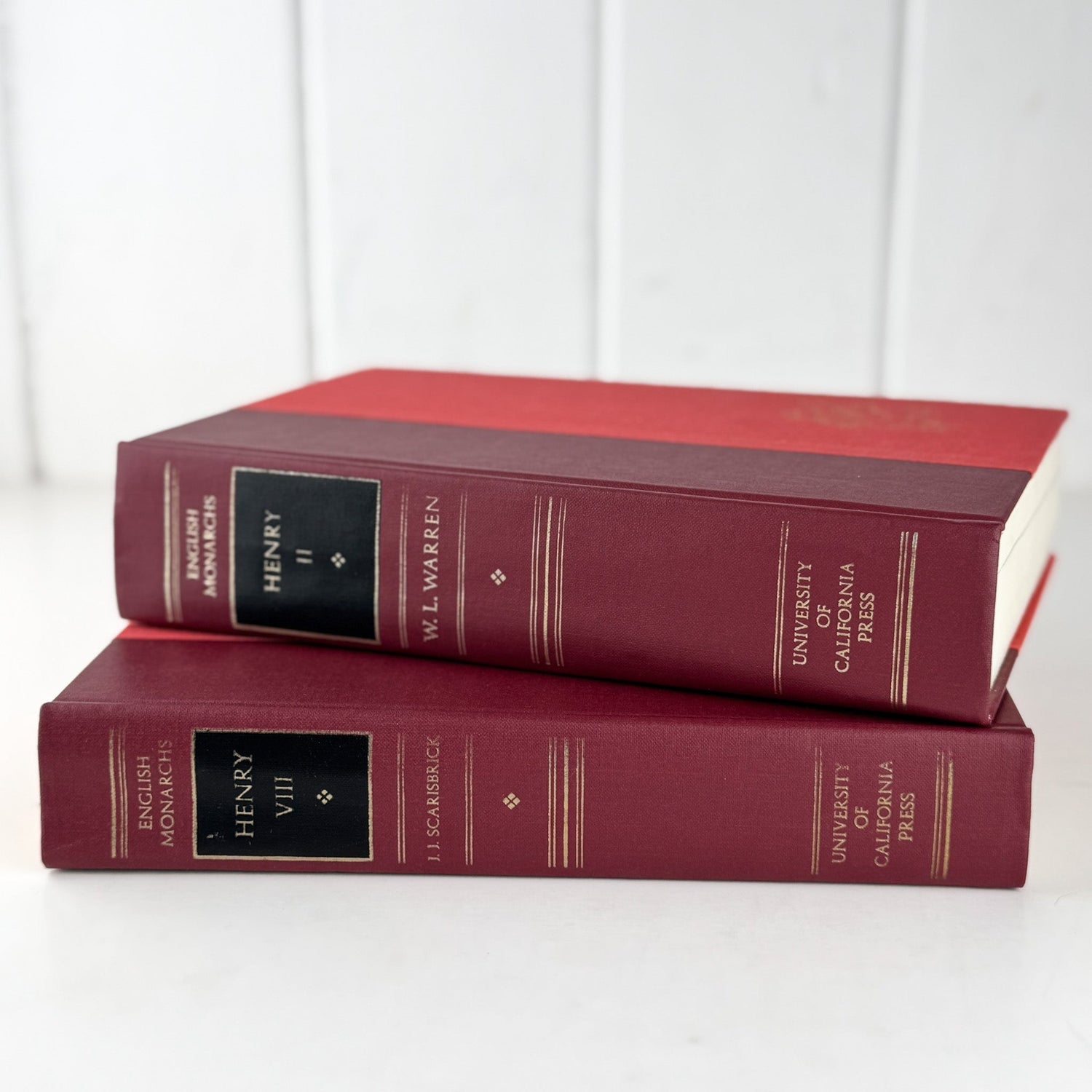 English Monarchs: Henry II, Henry VIII, U. of California Press - Pretty Old Books