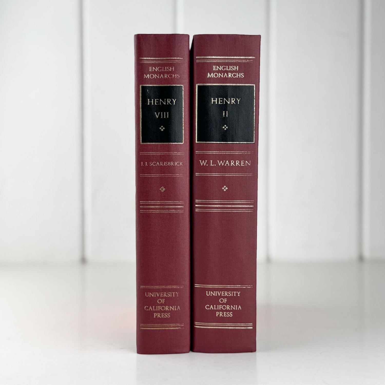 English Monarchs: Henry II, Henry VIII, U. of California Press - Pretty Old Books