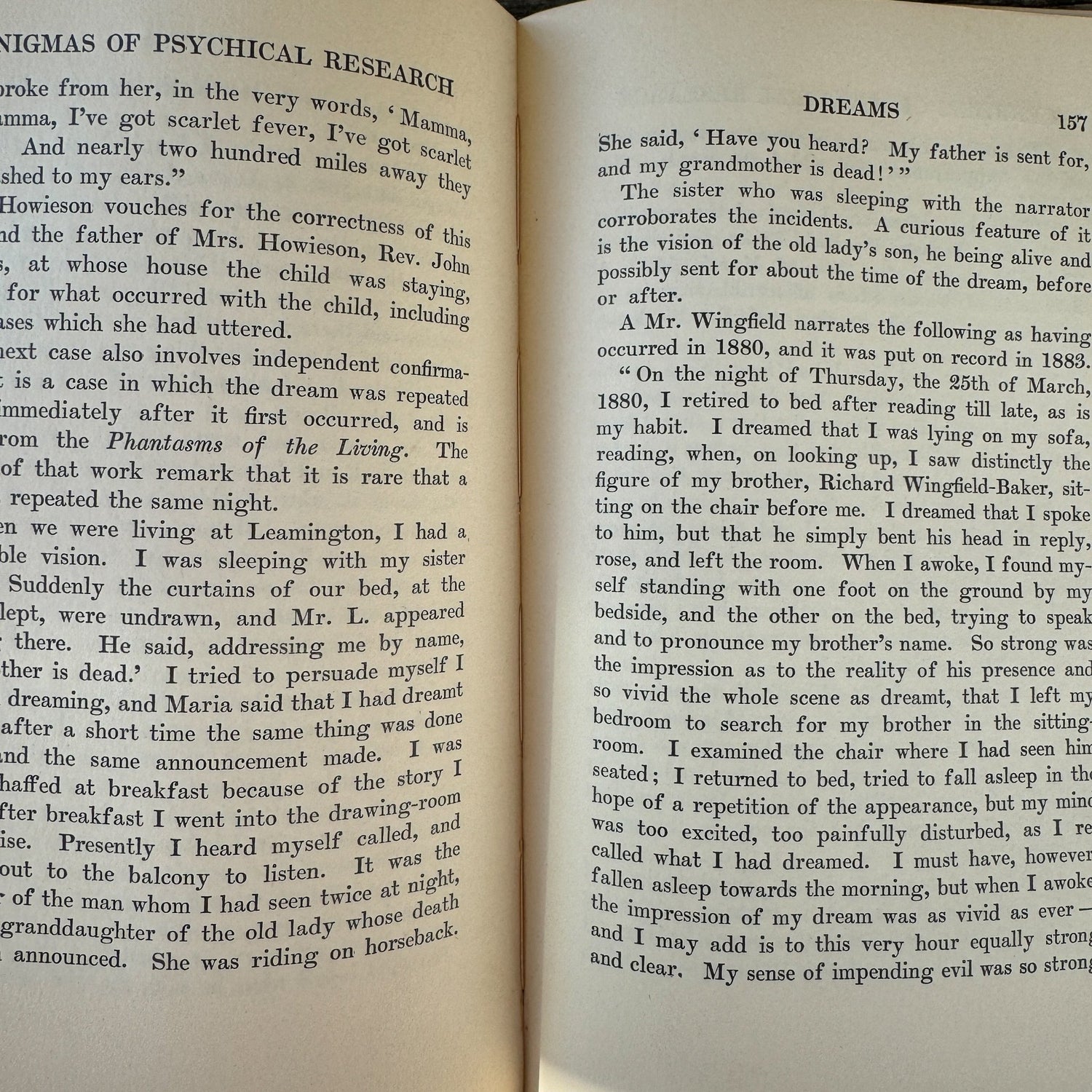 Enigmas of Psychical Research by James H. Hyslop, Esoteric, Paranormal, 1906 - Pretty Old Books