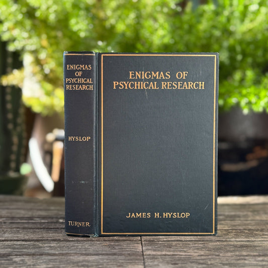 Enigmas of Psychical Research by James H. Hyslop, Esoteric, Paranormal, 1906 - Pretty Old Books