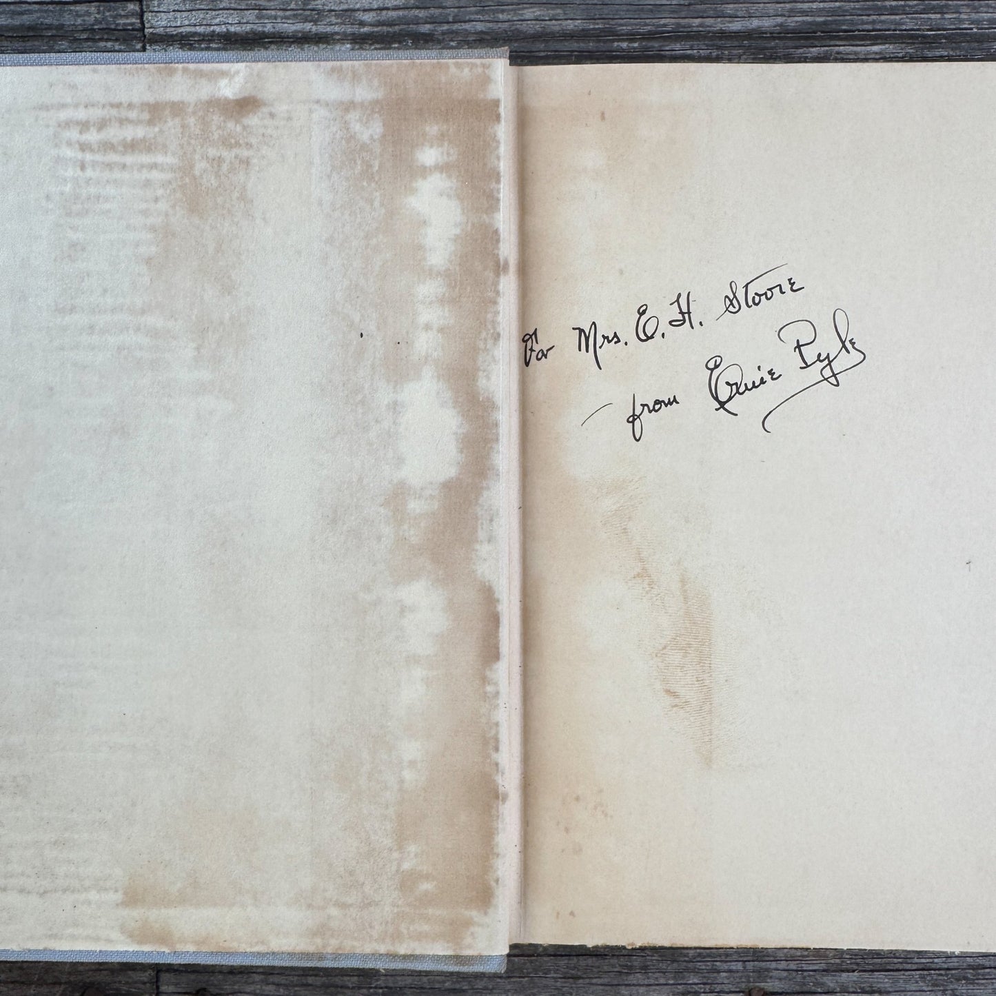 Ernie Pyle in England, SIGNED First Edition - Pretty Old Books