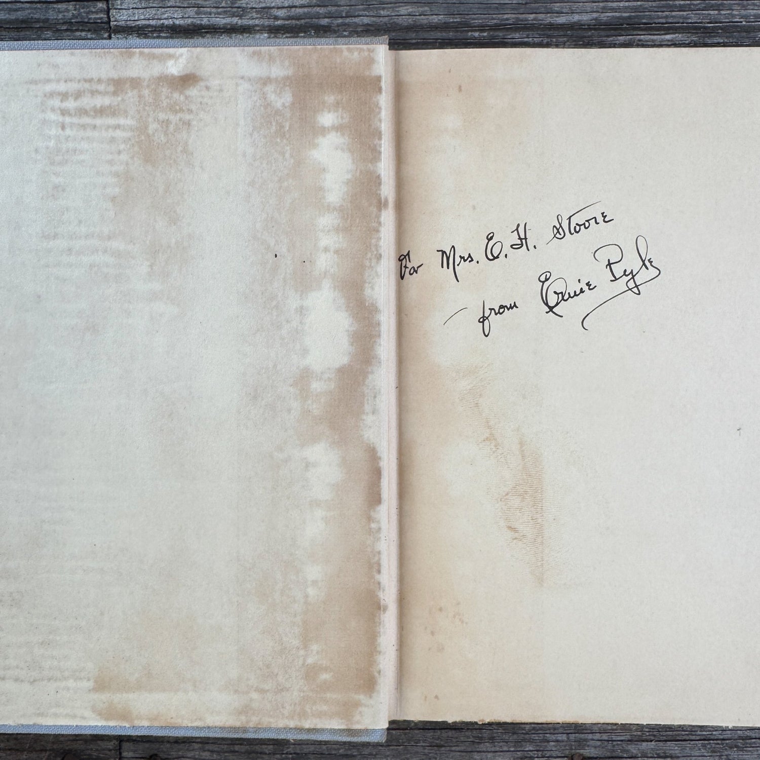 Ernie Pyle in England, SIGNED First Edition - Pretty Old Books