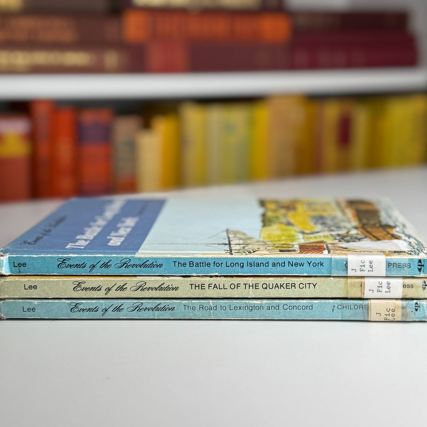 Events of the Revolution, Set of 3, 1975 Juvenile US History - Pretty Old Books