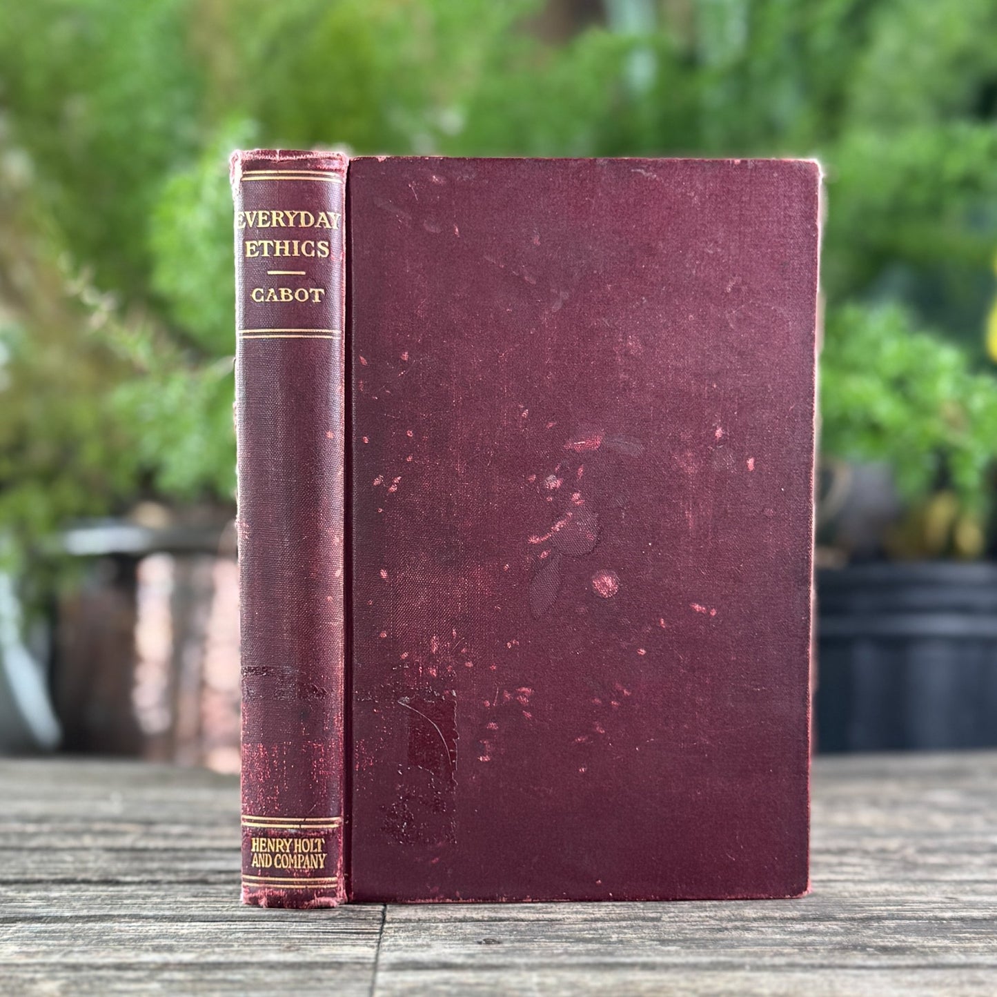 Everyday Ethics, Ella Lyman Cabot, 1929 - Pretty Old Books