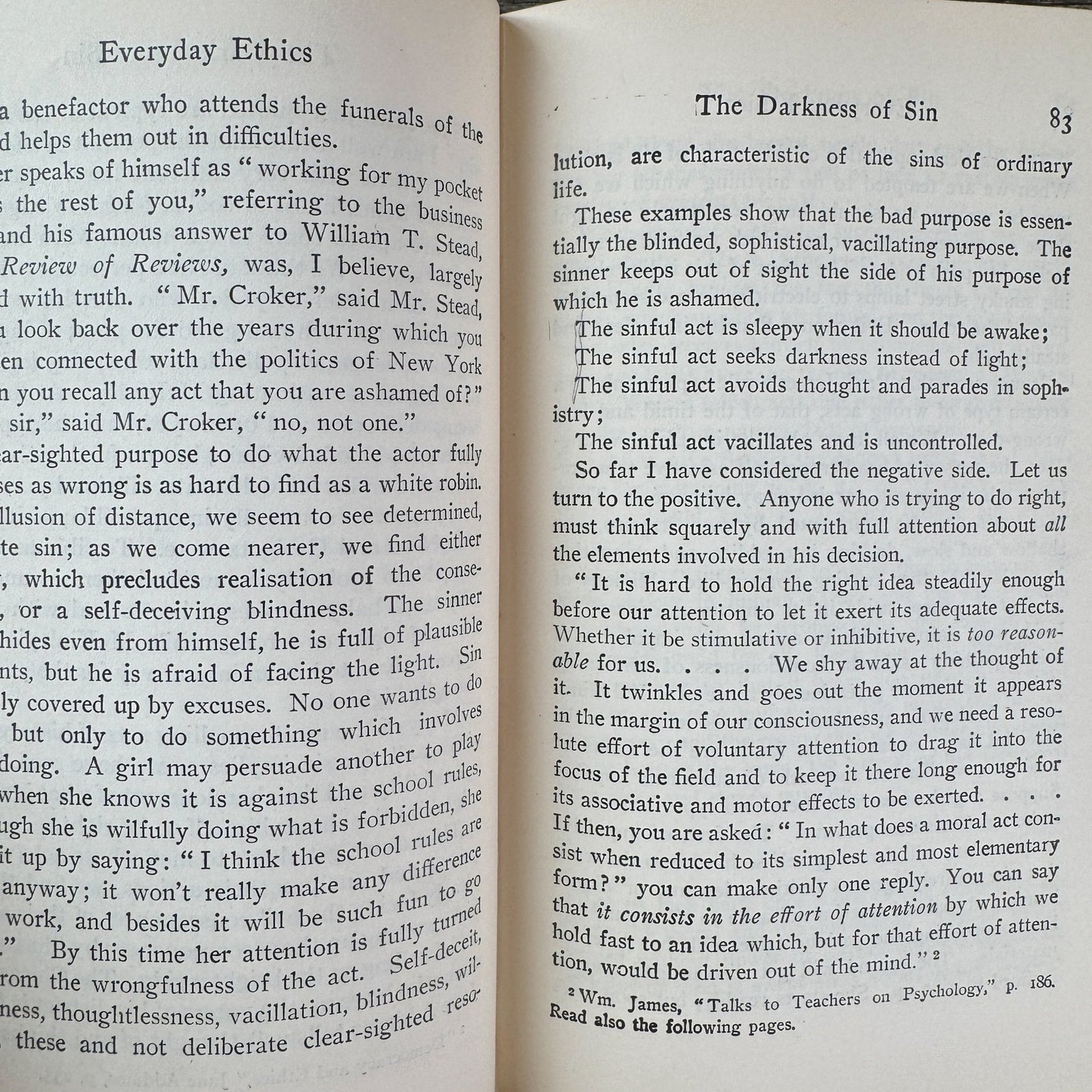 Everyday Ethics, Ella Lyman Cabot, 1929 - Pretty Old Books