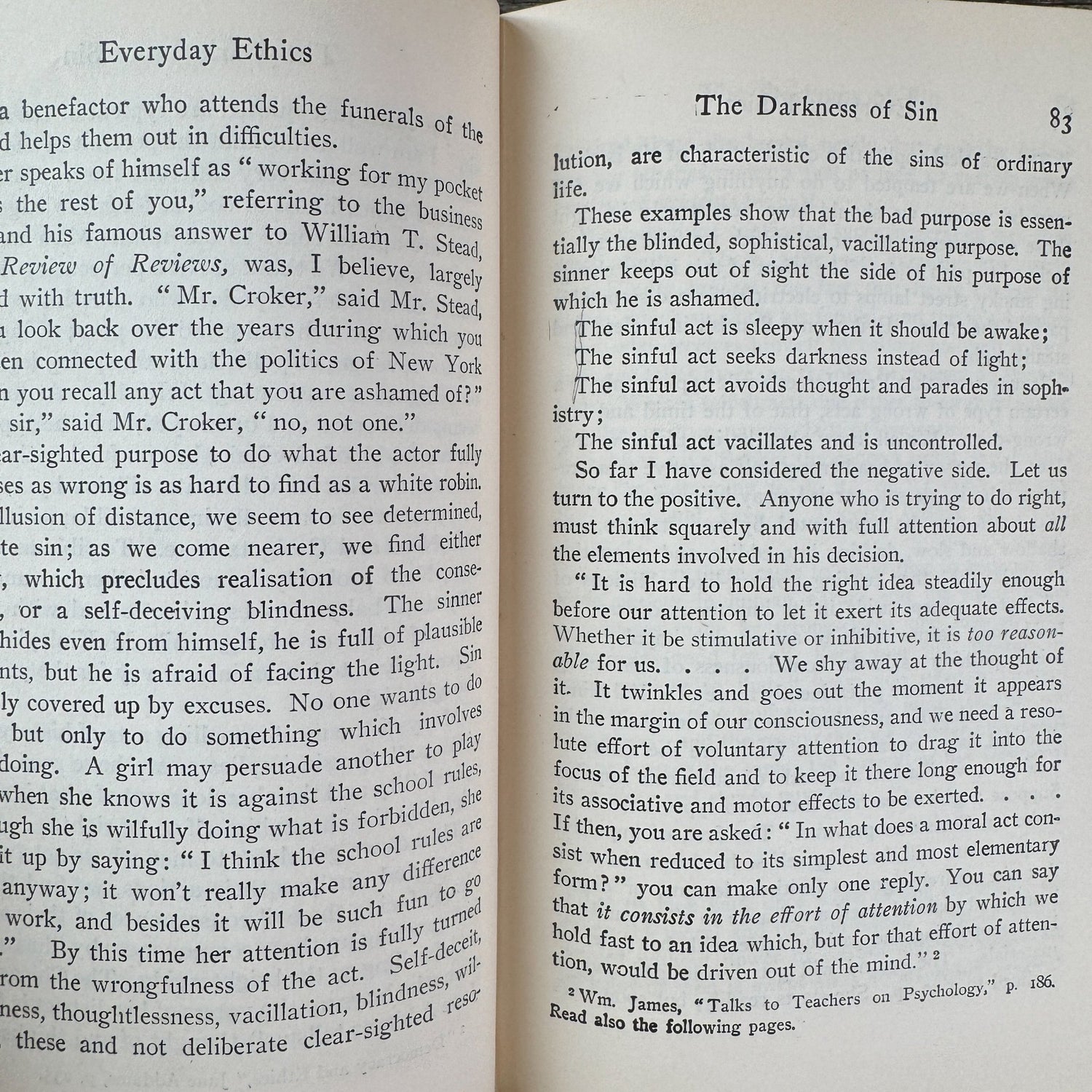 Everyday Ethics, Ella Lyman Cabot, 1929 - Pretty Old Books