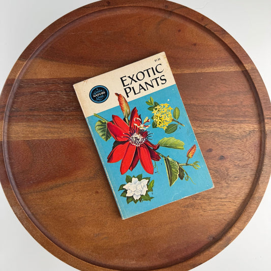 Exotic Plants A Golden Nature Guide Paperback 1971 - Pretty Old Books