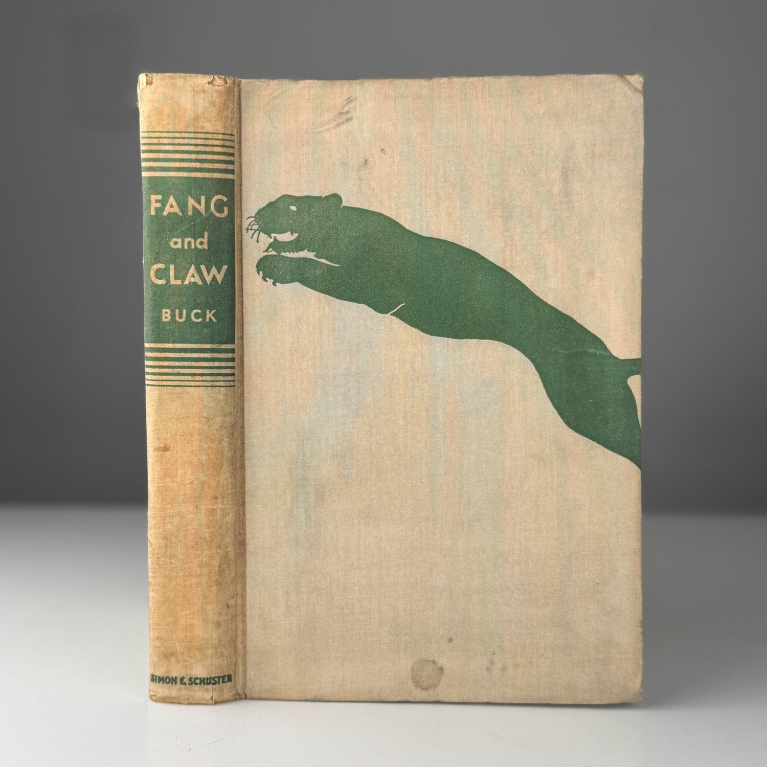 Fang and Claw, 1935, Frank Buck, Hunting Stories - Pretty Old Books