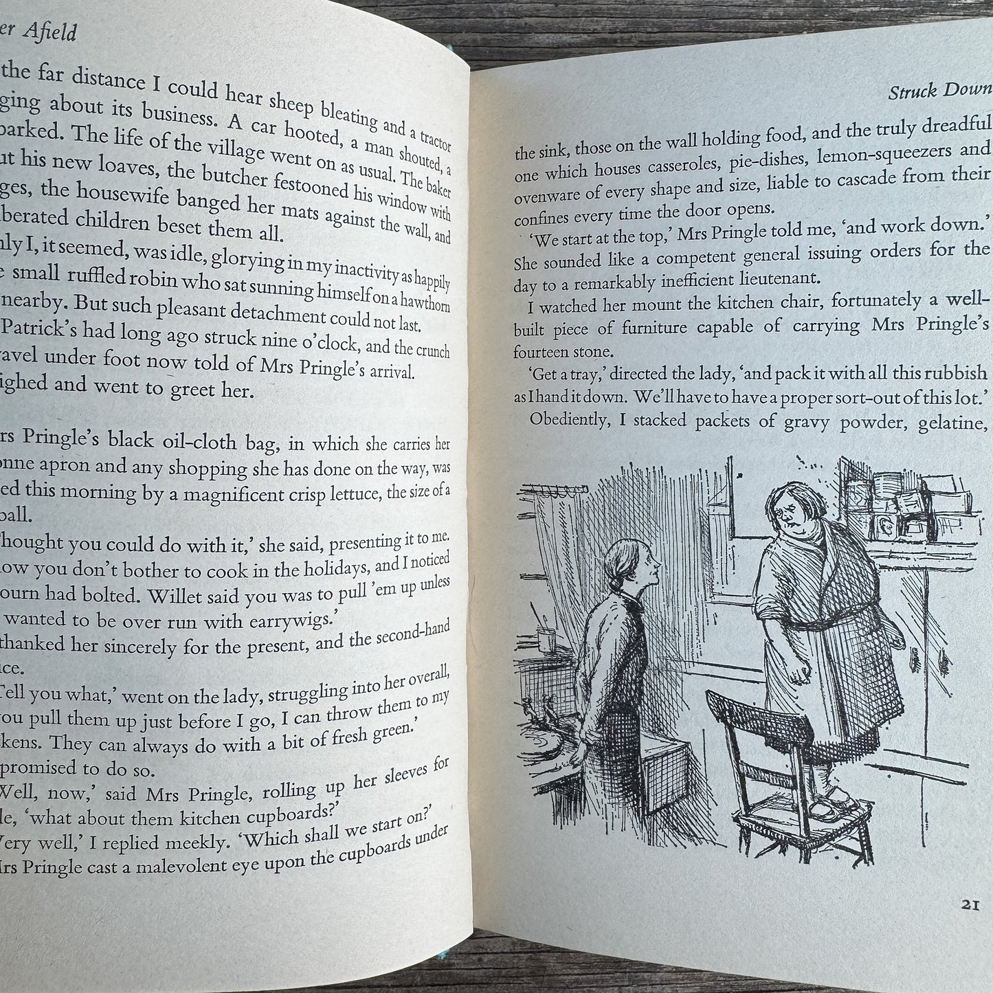 Farther Afield, Miss Read, 1974, First Edition, British - Pretty Old Books