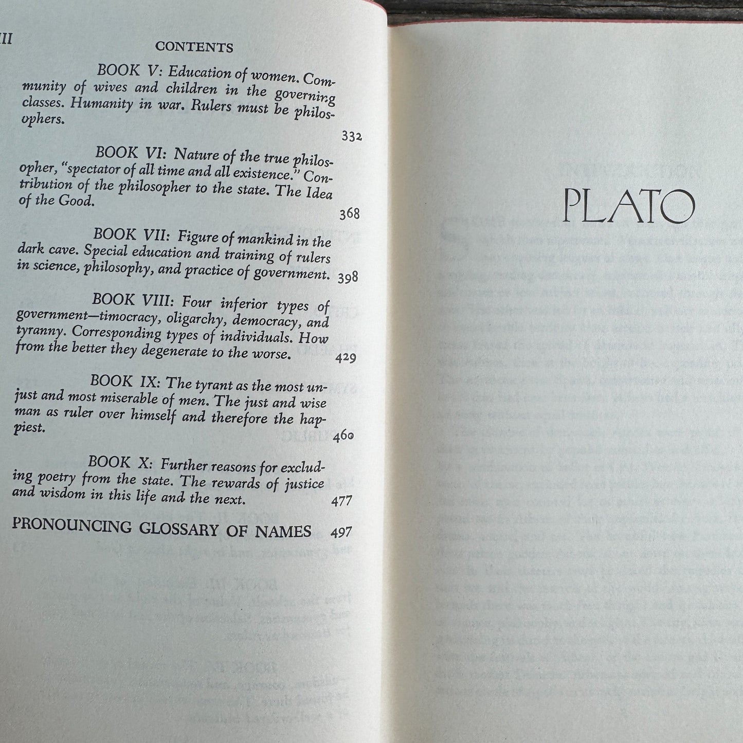 Five Dialogues of Plato, Classics Club Edition - Pretty Old Books