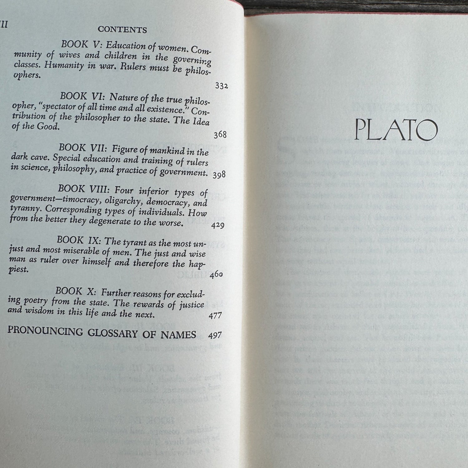 Five Dialogues of Plato, Classics Club Edition - Pretty Old Books