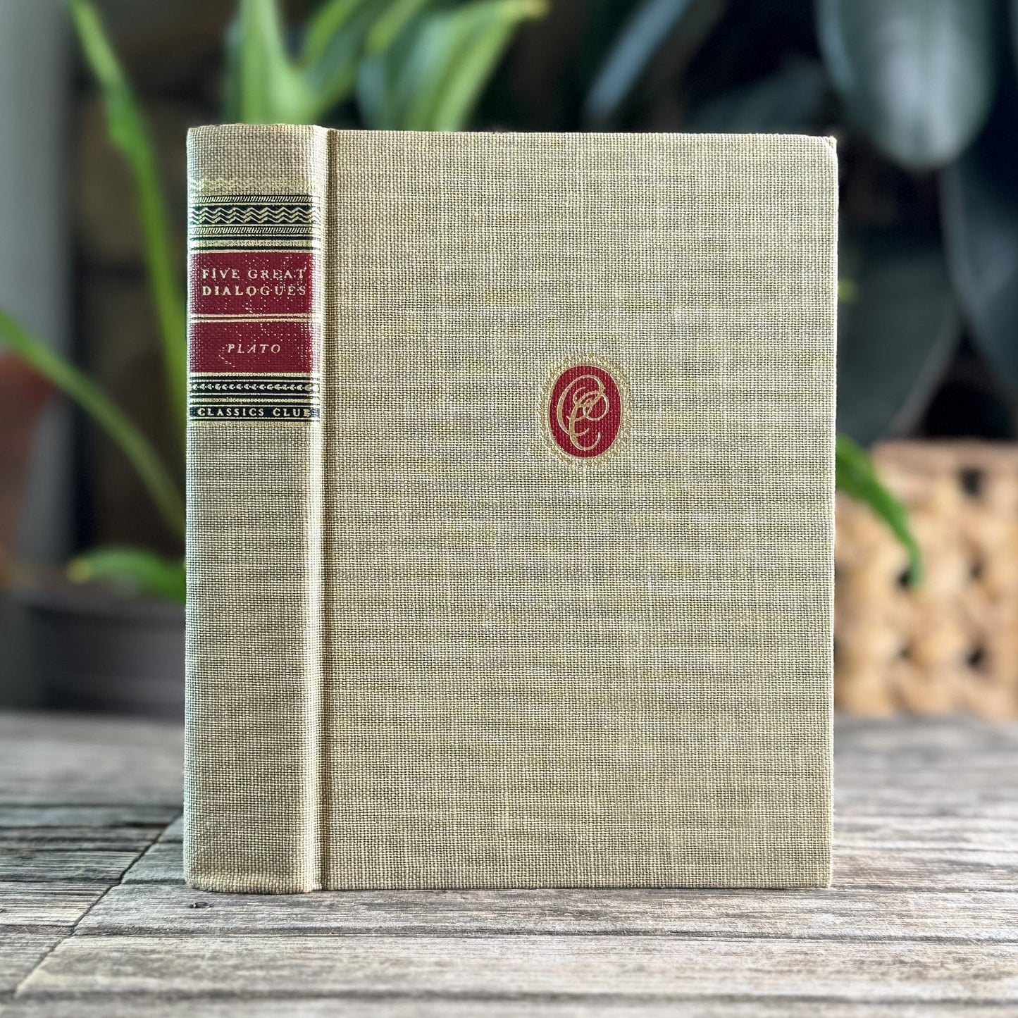 Five Dialogues of Plato, Classics Club Edition - Pretty Old Books