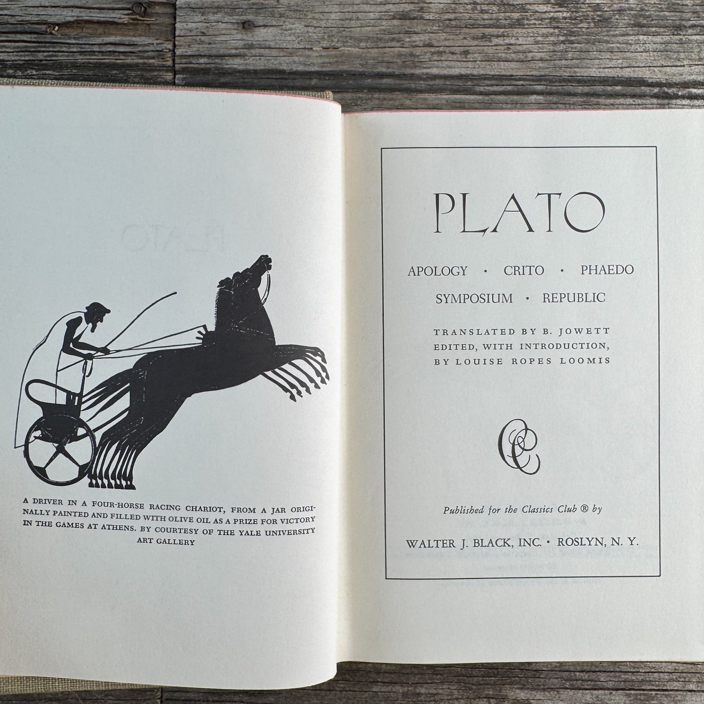 Five Dialogues of Plato, Classics Club Edition - Pretty Old Books