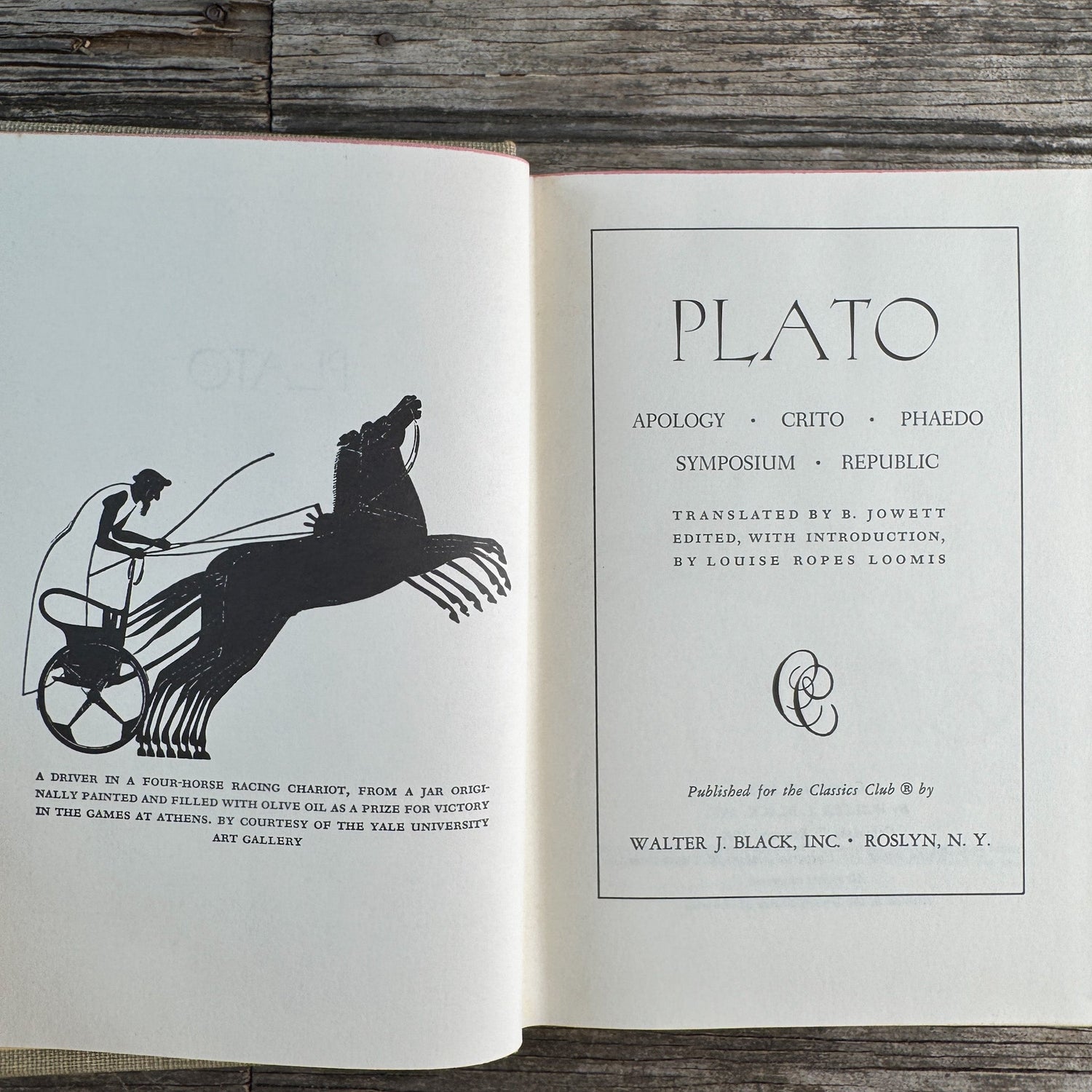 Five Dialogues of Plato, Classics Club Edition - Pretty Old Books
