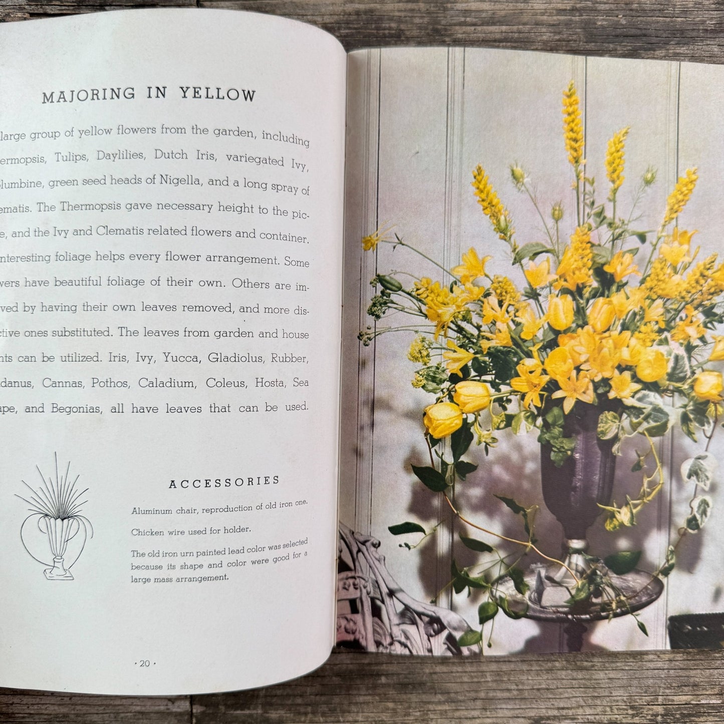 Flower Arranging: A Fascinating Hobby Vol. 2, Laura Lee Burroughs, 1941 - Pretty Old Books