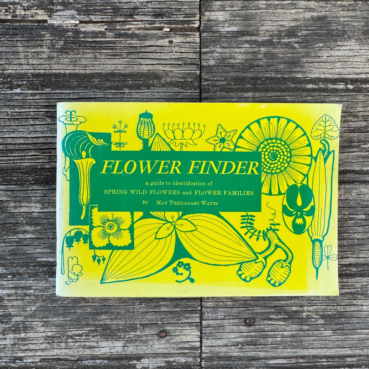 Flower Finder by May Theilgaard Watts, 1955 Nature Study Guild - Pretty Old Books
