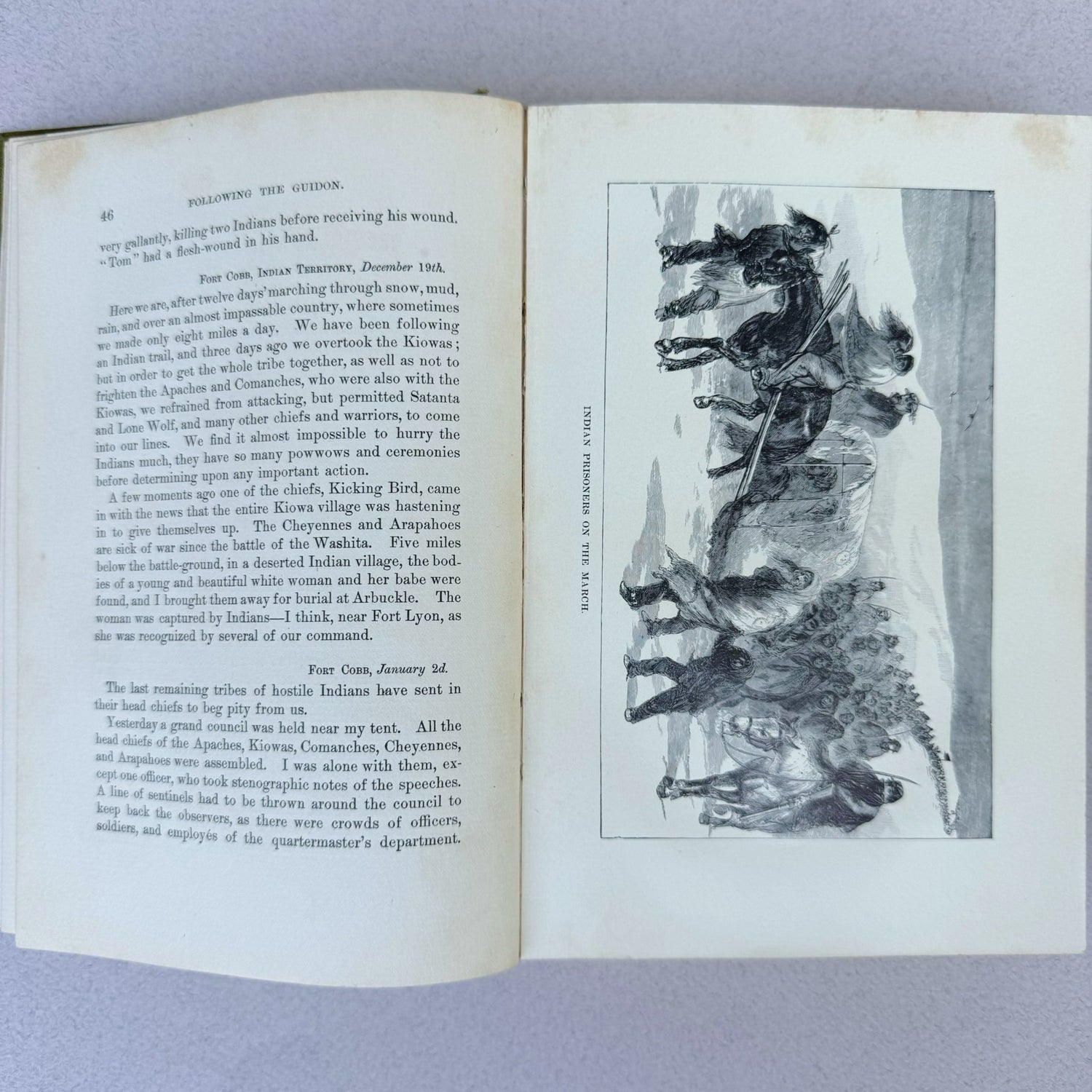 Following The Guidon, General Custer, 1890 - Pretty Old Books