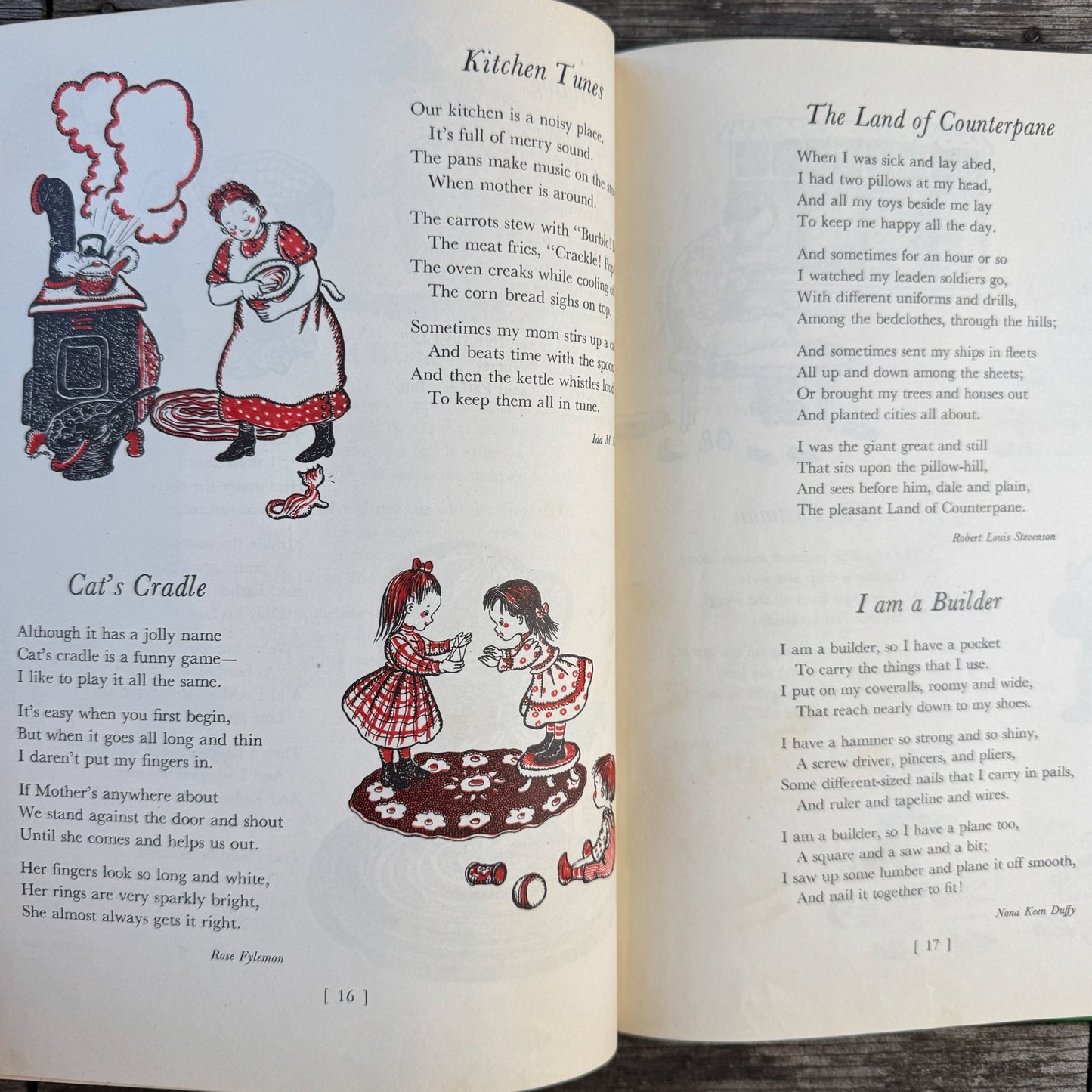 For a Child: Great Poems Old and New, 1947 Poetry Anthology - Pretty Old Books