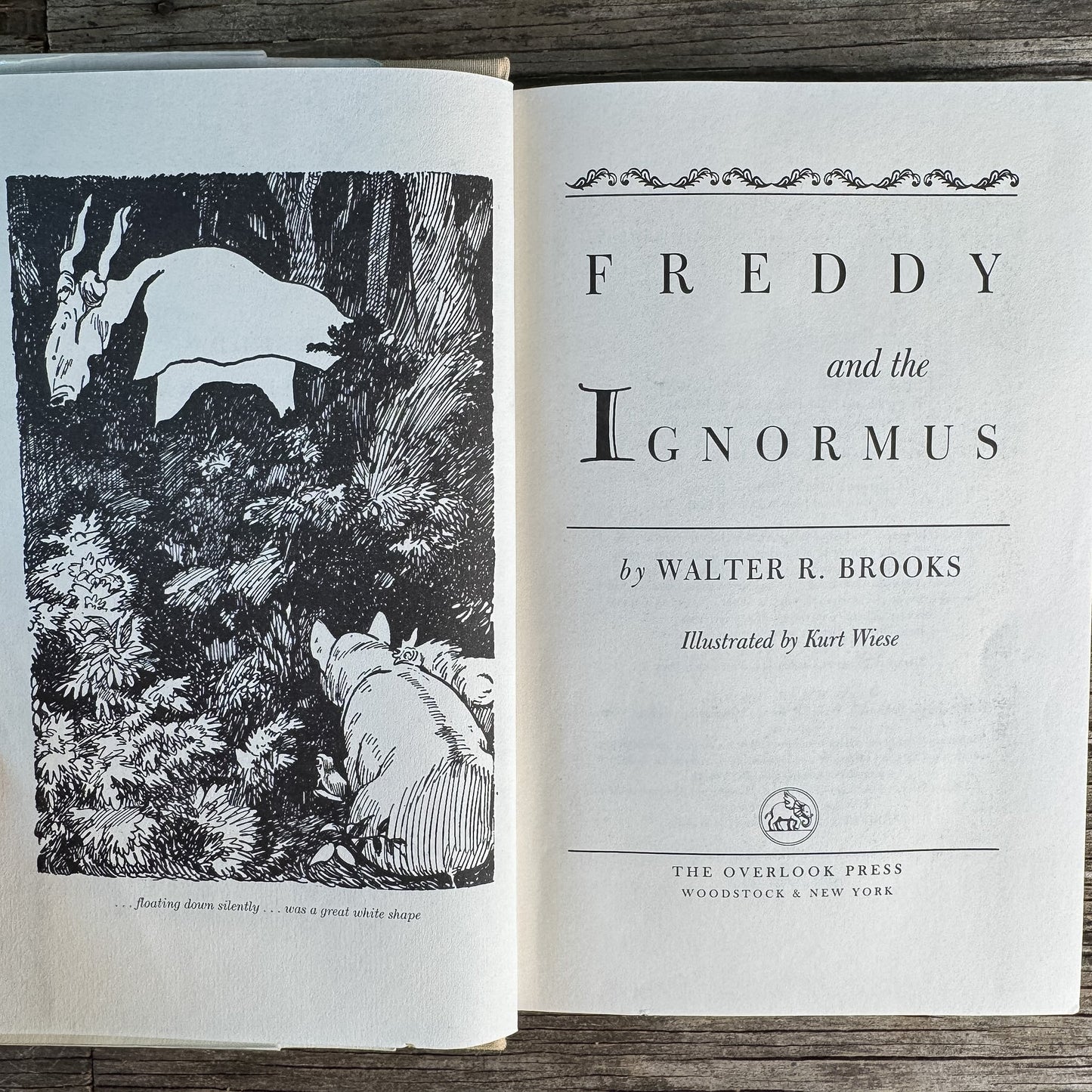 Freddy and the Ignormus, Walter R. Brooks, 1998 Overlook Press Edition - Pretty Old Books