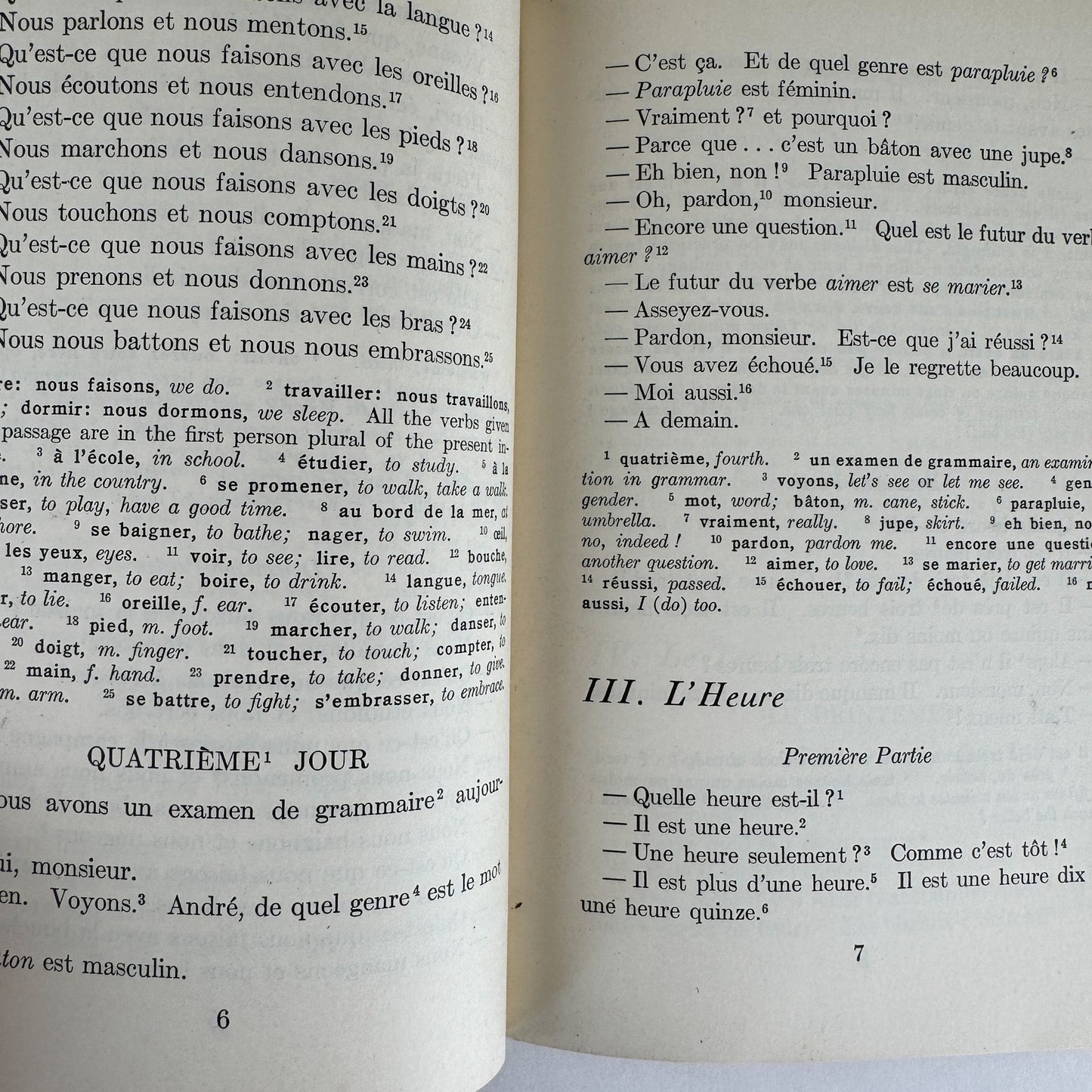 French Conversation: Set of 3 Vintage Paperbacks - Pretty Old Books