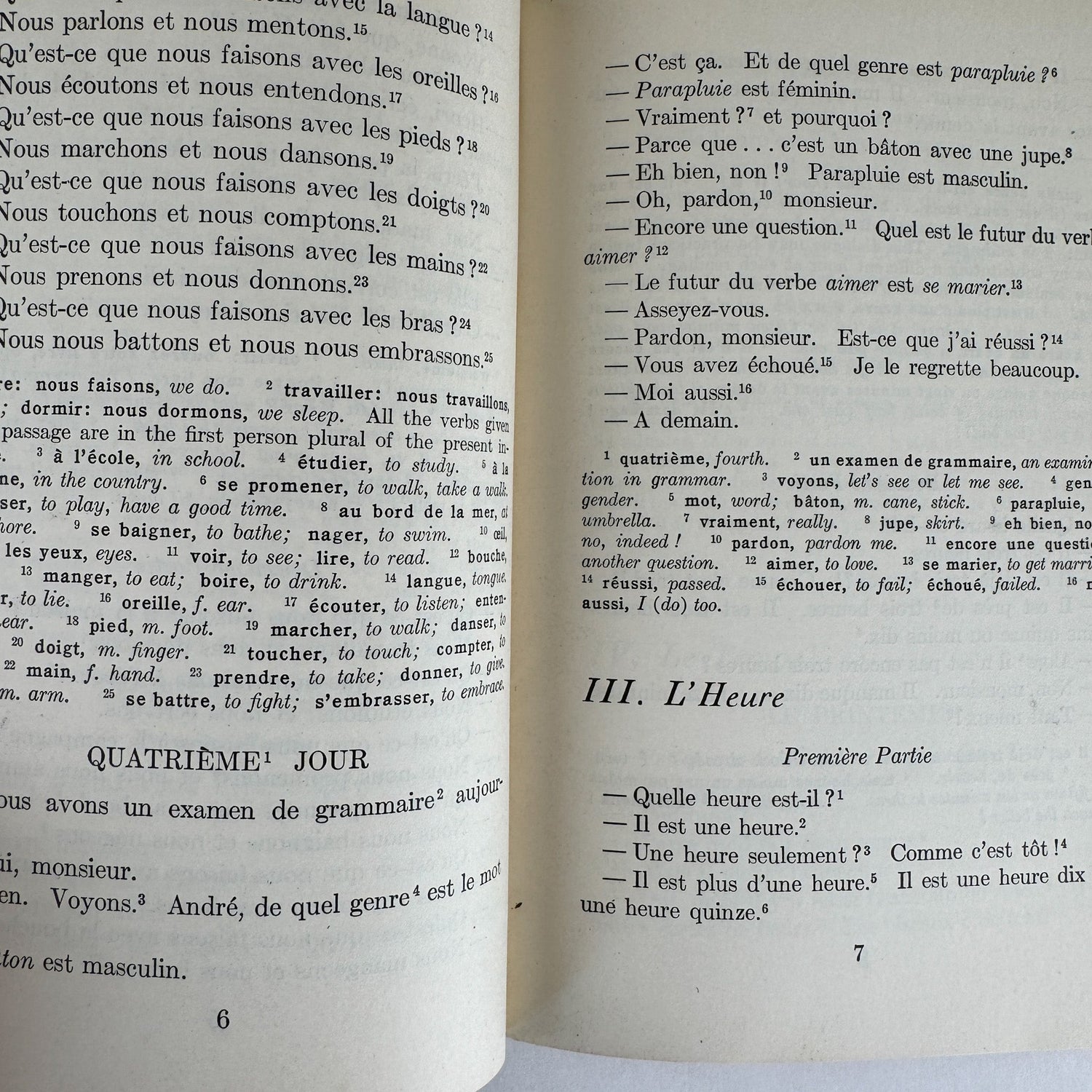 French Conversation: Set of 3 Vintage Paperbacks - Pretty Old Books