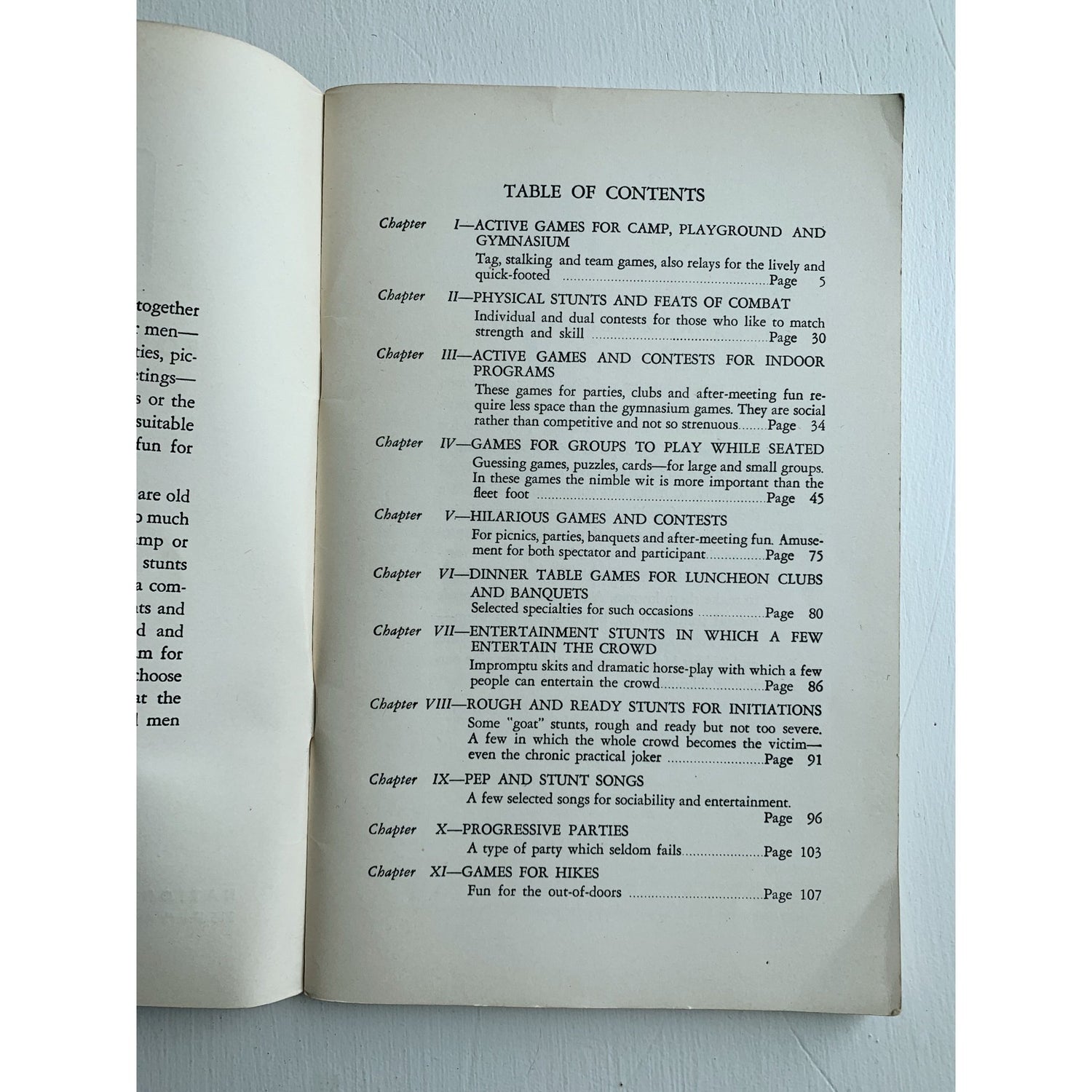 Games for Boys and Men, 1942, National Recreation Association, Paperback - Pretty Old Books