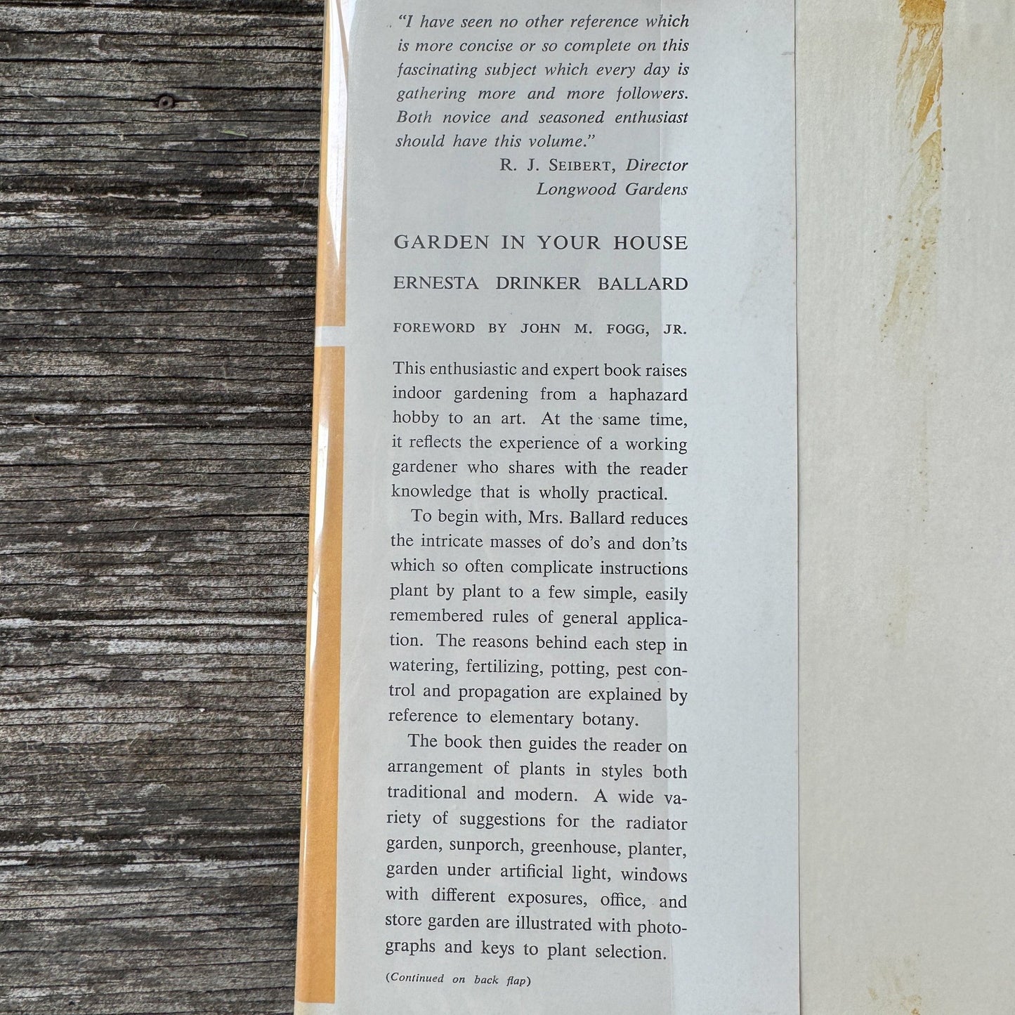 Garden in Your House by Ernesta Drinker Ballard, 1958 - Pretty Old Books