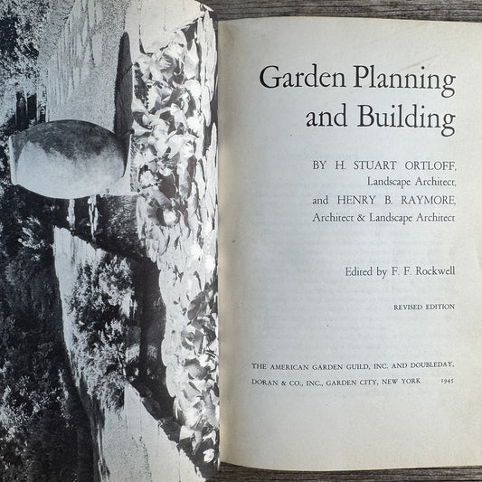 Garden Planning and Building, Illustrated 1945 Revised Edition - Pretty Old Books