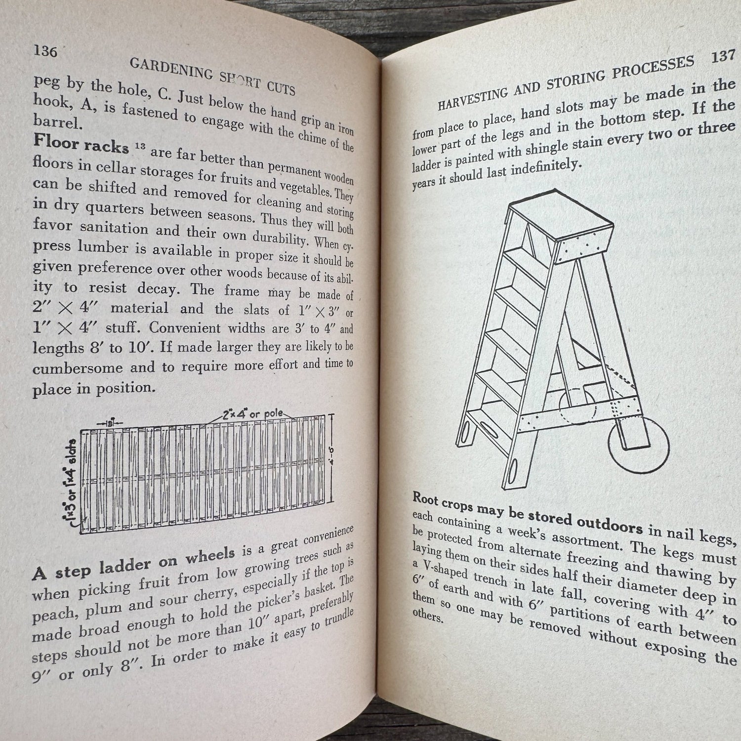 Gardening Short Cuts, M.G. Kains, 1935 - Pretty Old Books