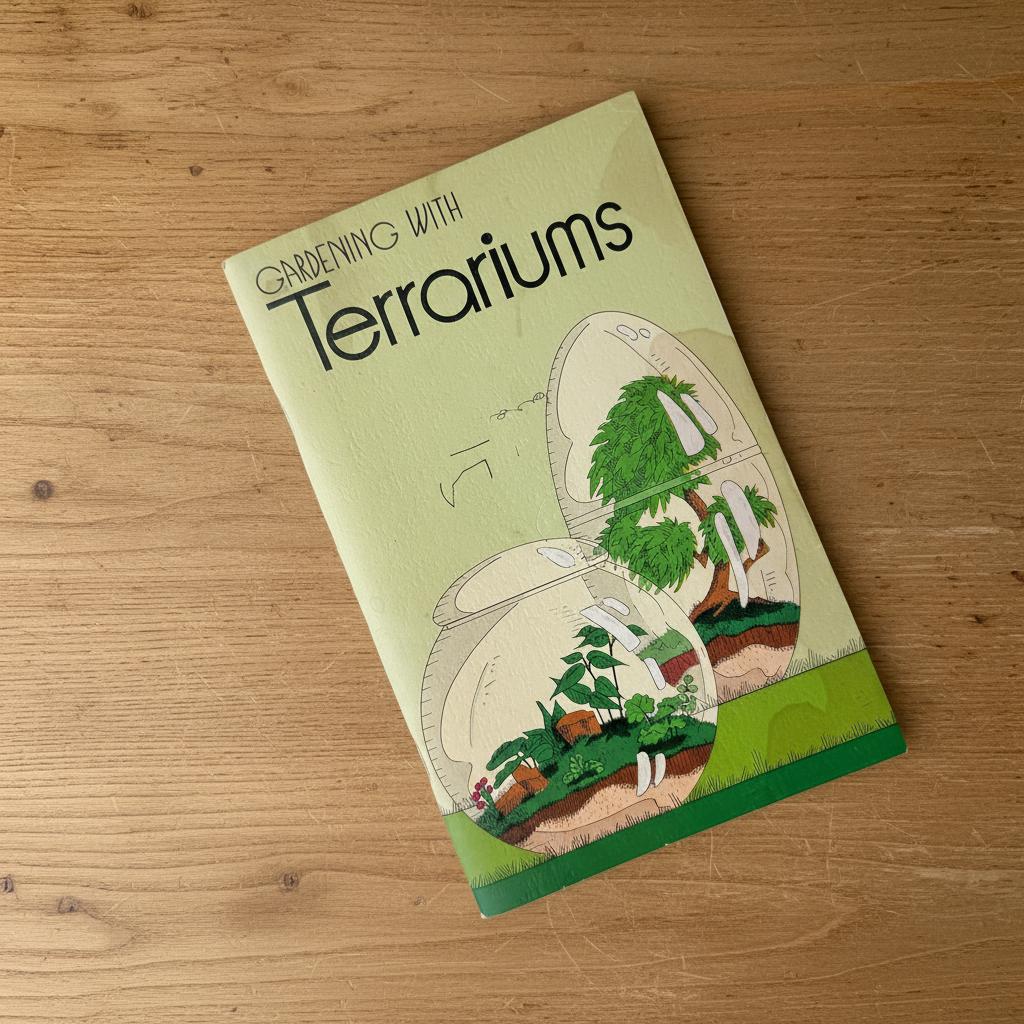 Gardening With Terrariums, Vintage Paperback Illustrated Guide 1973 - Pretty Old Books