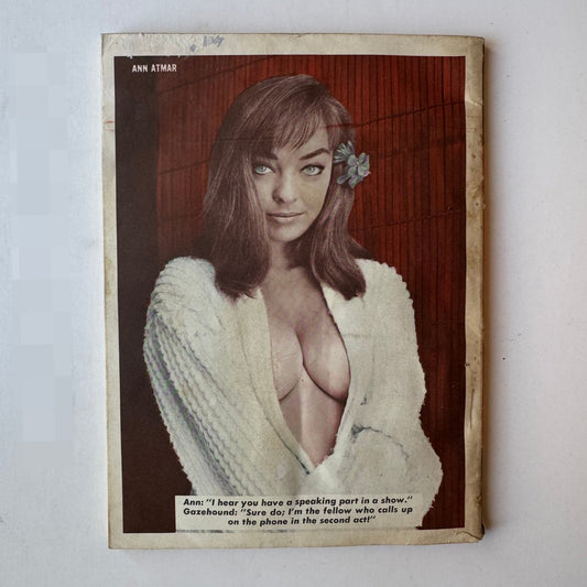 Gaze: Man - Size Entertainment, April 1966, Humor and Girlie Pin - Up Magazine - Pretty Old Books
