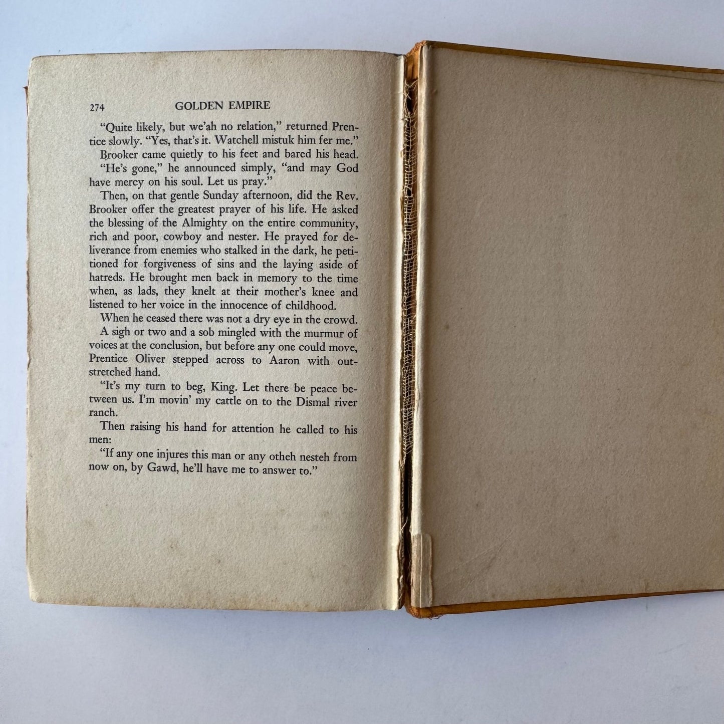 Golden Empire: A Novel of the Northwest, Chalmer Richardson, 1938 - Pretty Old Books