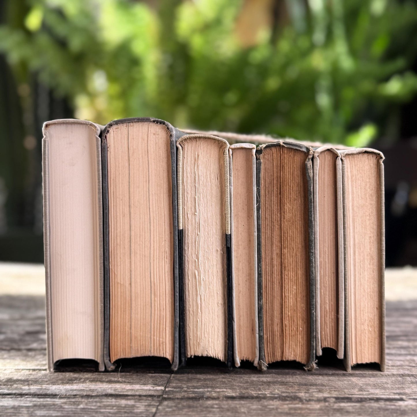 Gray, Taupe, and Black Mid Century Decorative Book Bundle - Pretty Old Books