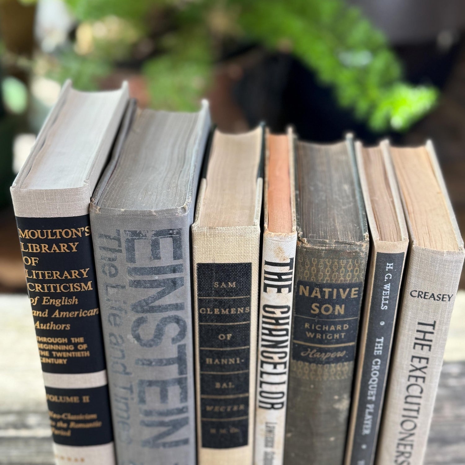 Gray, Taupe, and Black Mid Century Decorative Book Bundle - Pretty Old Books