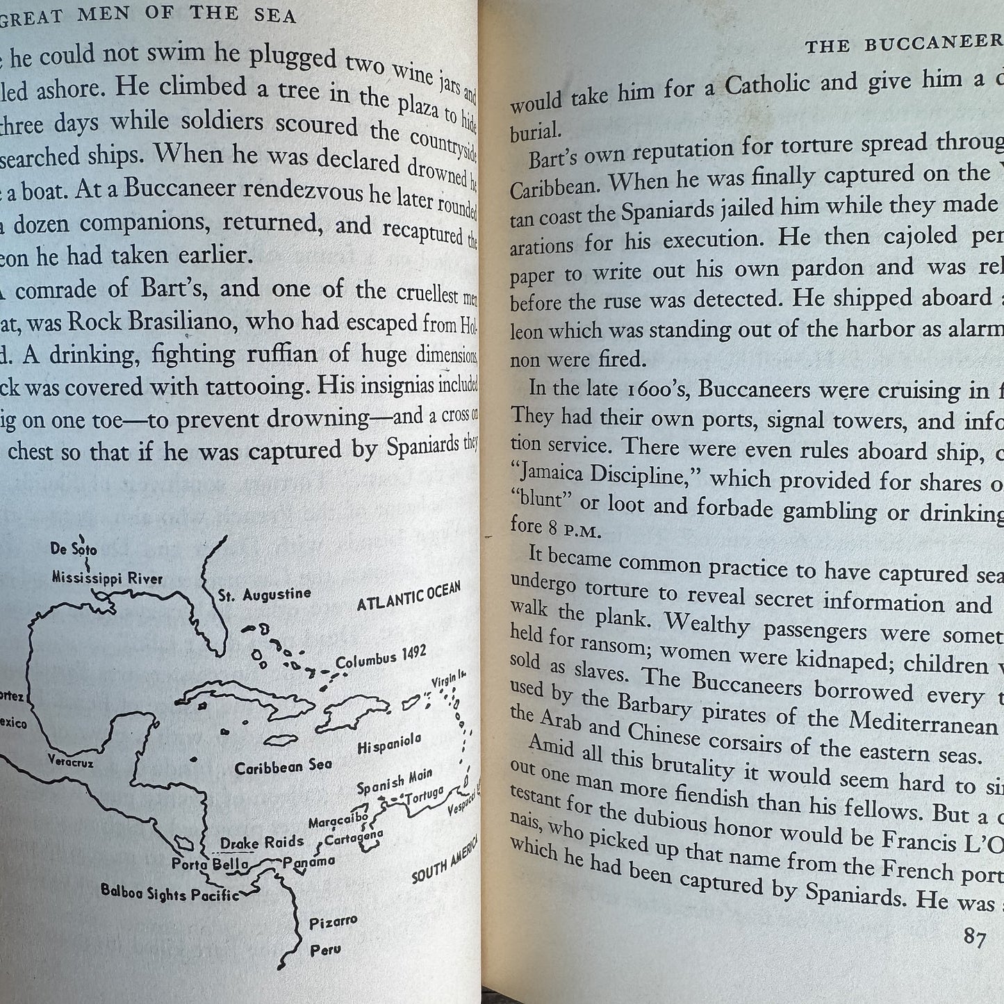 Great Men of the Sea, Felix Riesenberg Jr., 1955 - Pretty Old Books