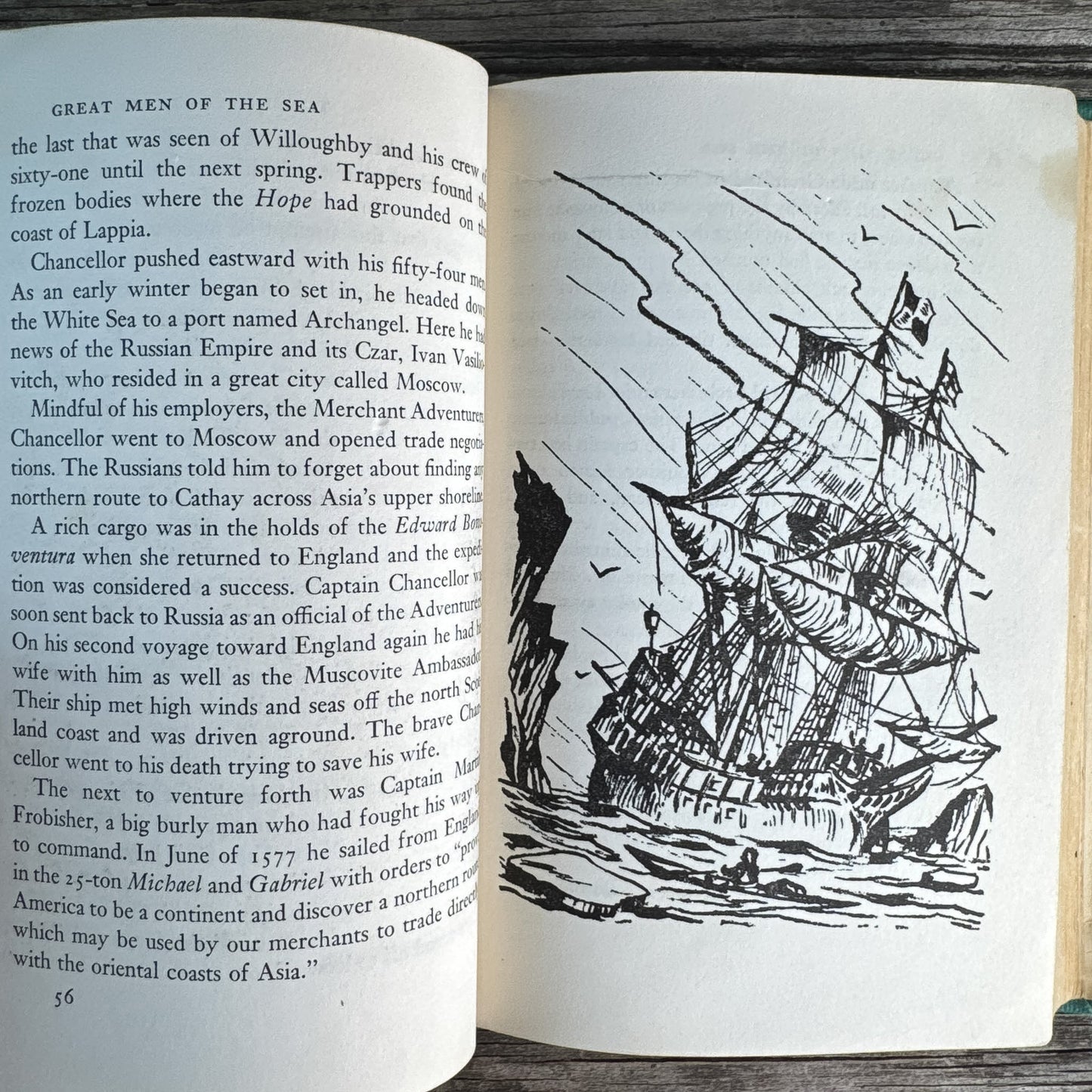 Great Men of the Sea, Felix Riesenberg Jr., 1955 - Pretty Old Books