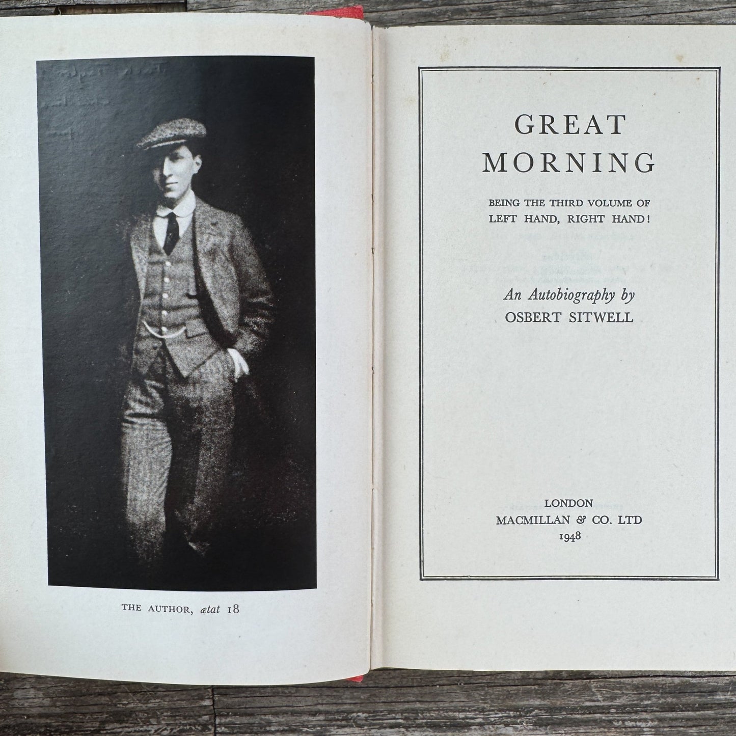 Great Morning, Osbert Sitwell, 1948 - Pretty Old Books