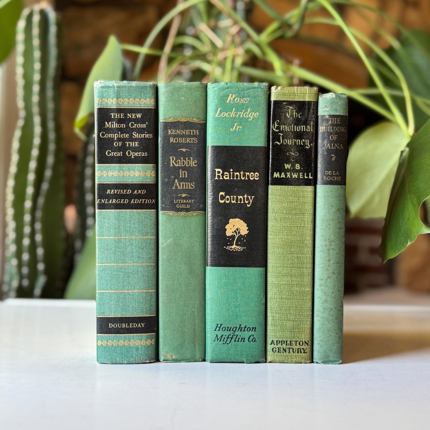 Green Vintage Book Bundles