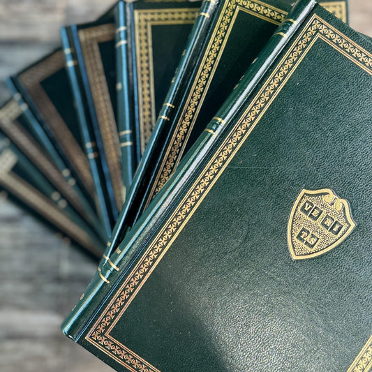 Green Harvard Classics Literature Bundle, 1969 - Pretty Old Books