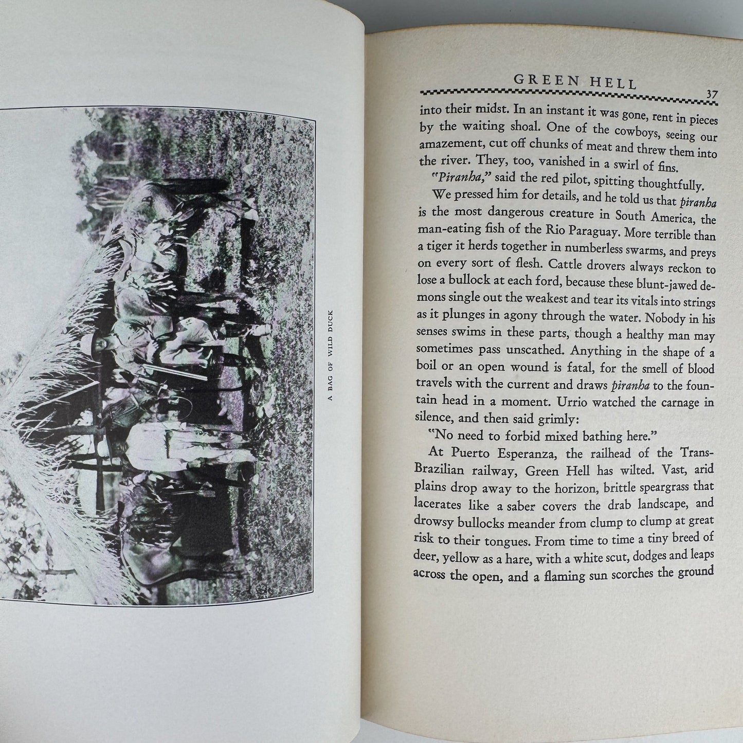 Green Hell, Julian Duguid, 1931, 3rd Printing, Bolivian Jungle - Pretty Old Books