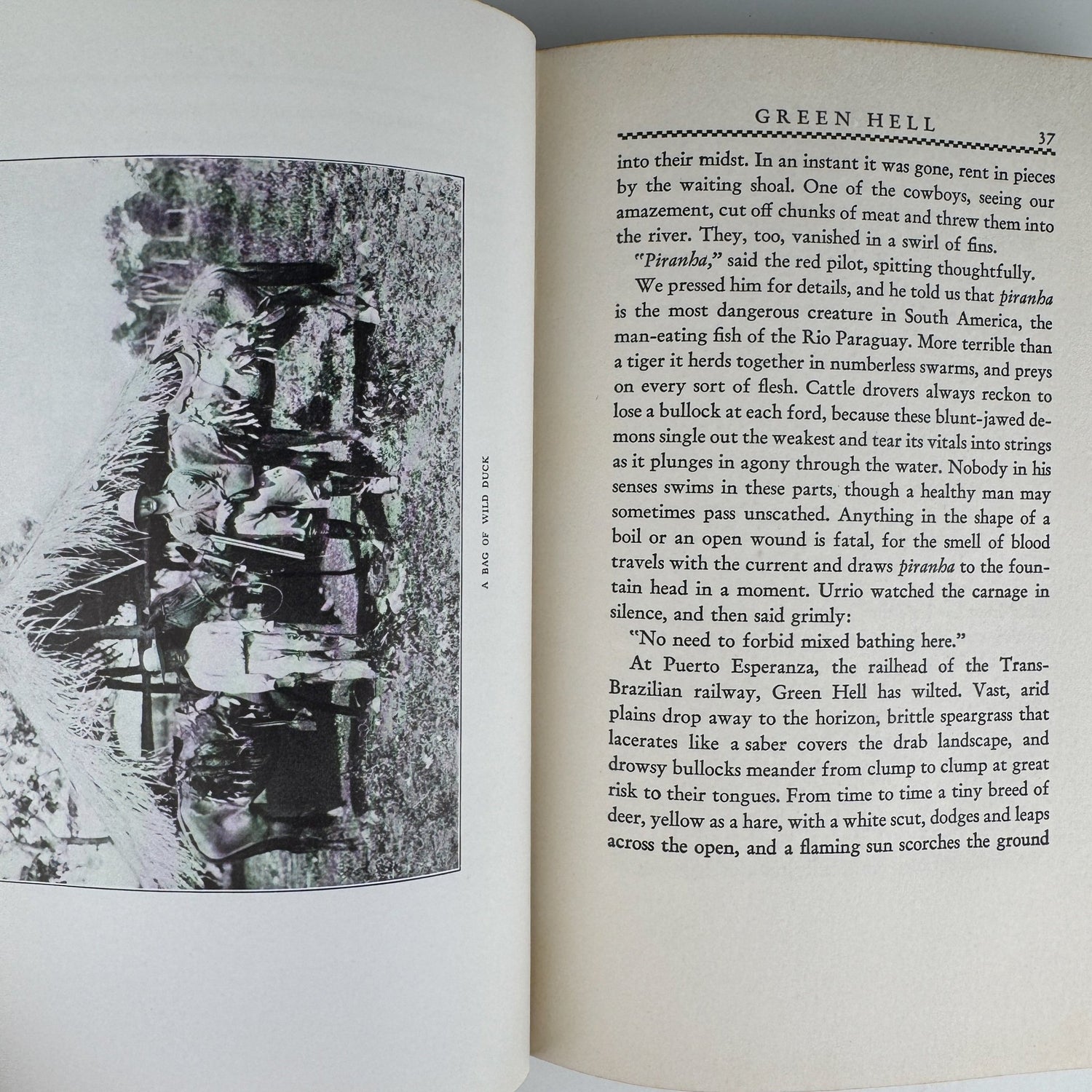 Green Hell, Julian Duguid, 1931, 3rd Printing, Bolivian Jungle - Pretty Old Books