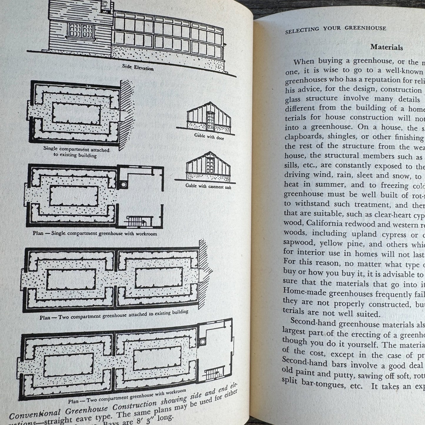 Greenhouse Gardening for Everyone, Ernest Chabot, First Edition 1946 - Pretty Old Books