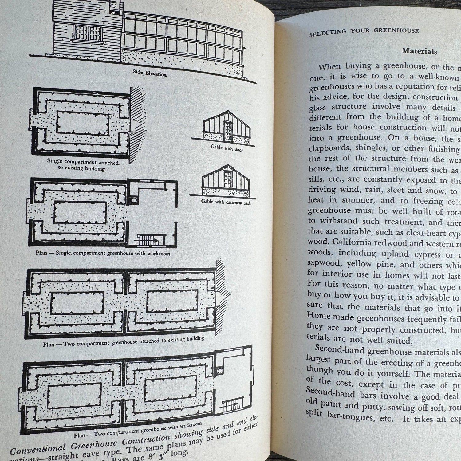 Greenhouse Gardening for Everyone, Ernest Chabot, First Edition 1946 - Pretty Old Books
